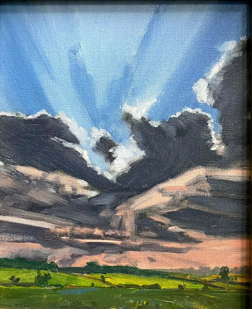 Sunset #1 – 10x20. Oil/Canvas. AV