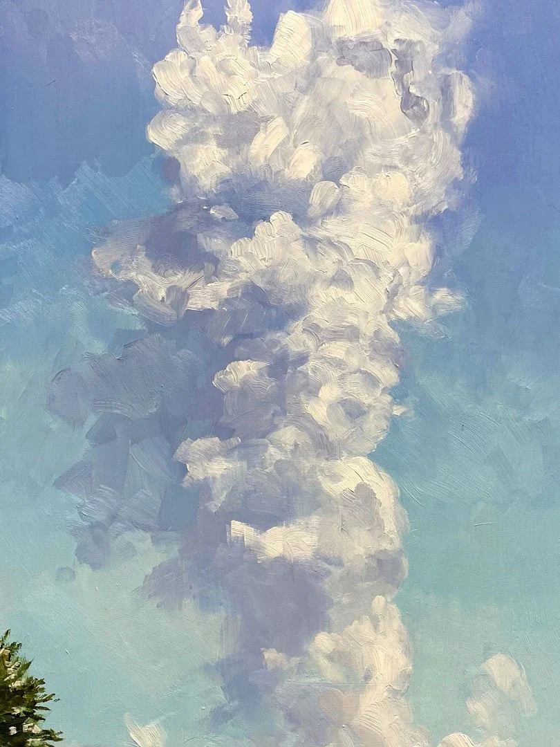 Thermal Tower #3 – 10x20. Oil/Panel. AV