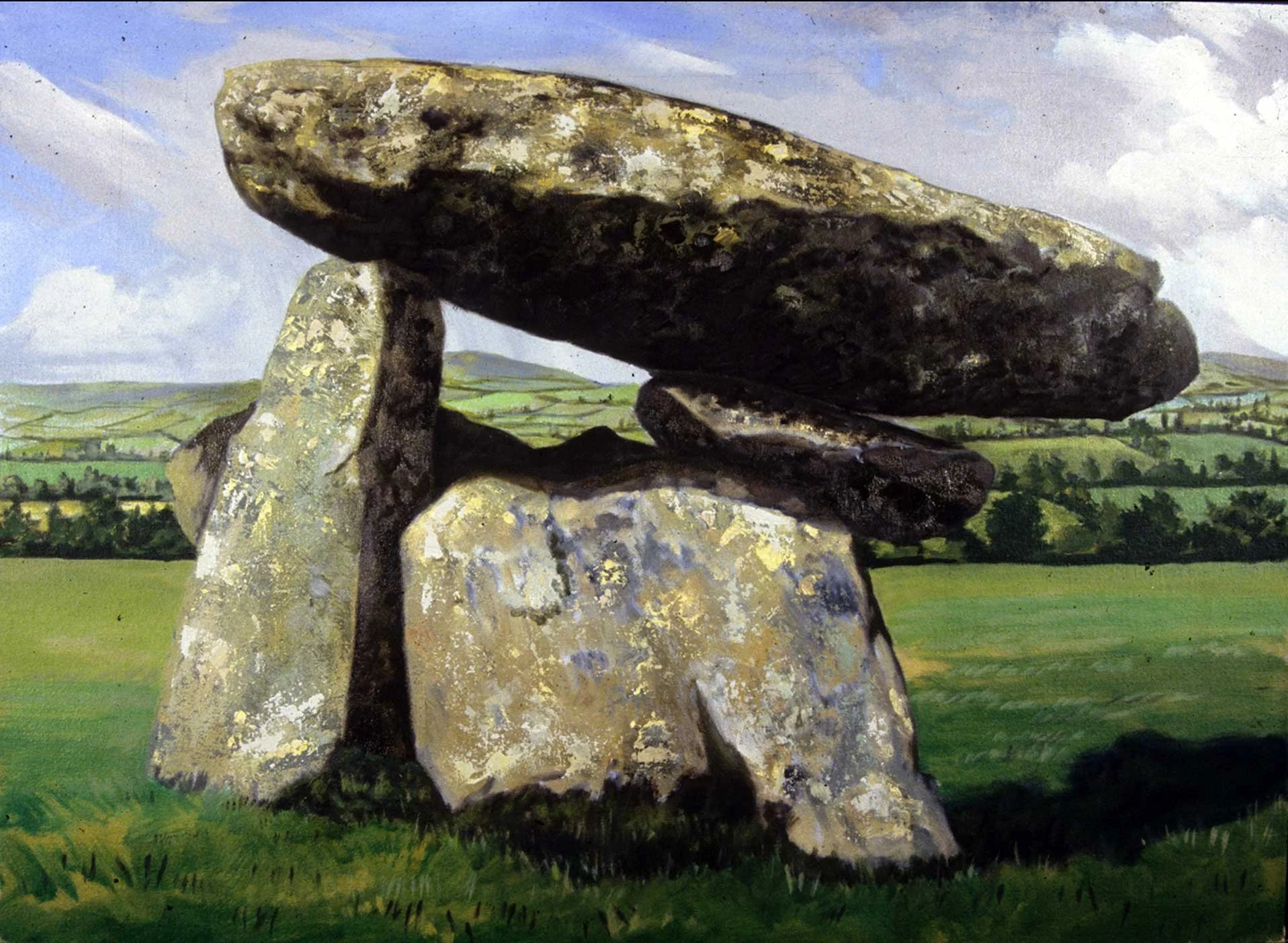 Dolmen:Ballynageeragdh – 18 x 24. Oil/Panel. NA