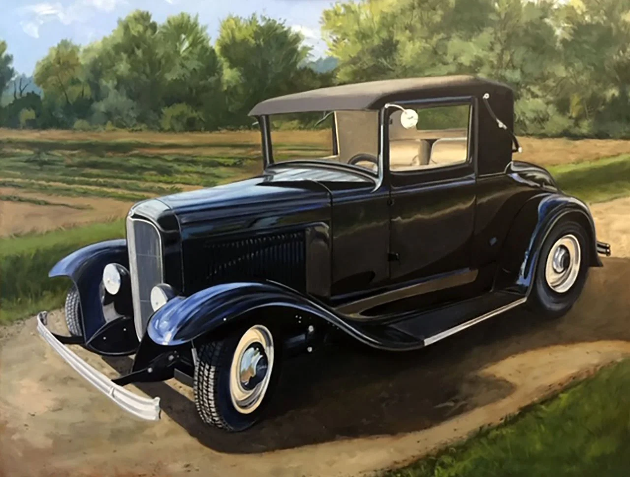 Car Commission – 20 x 30. Oil/Canvas. NA