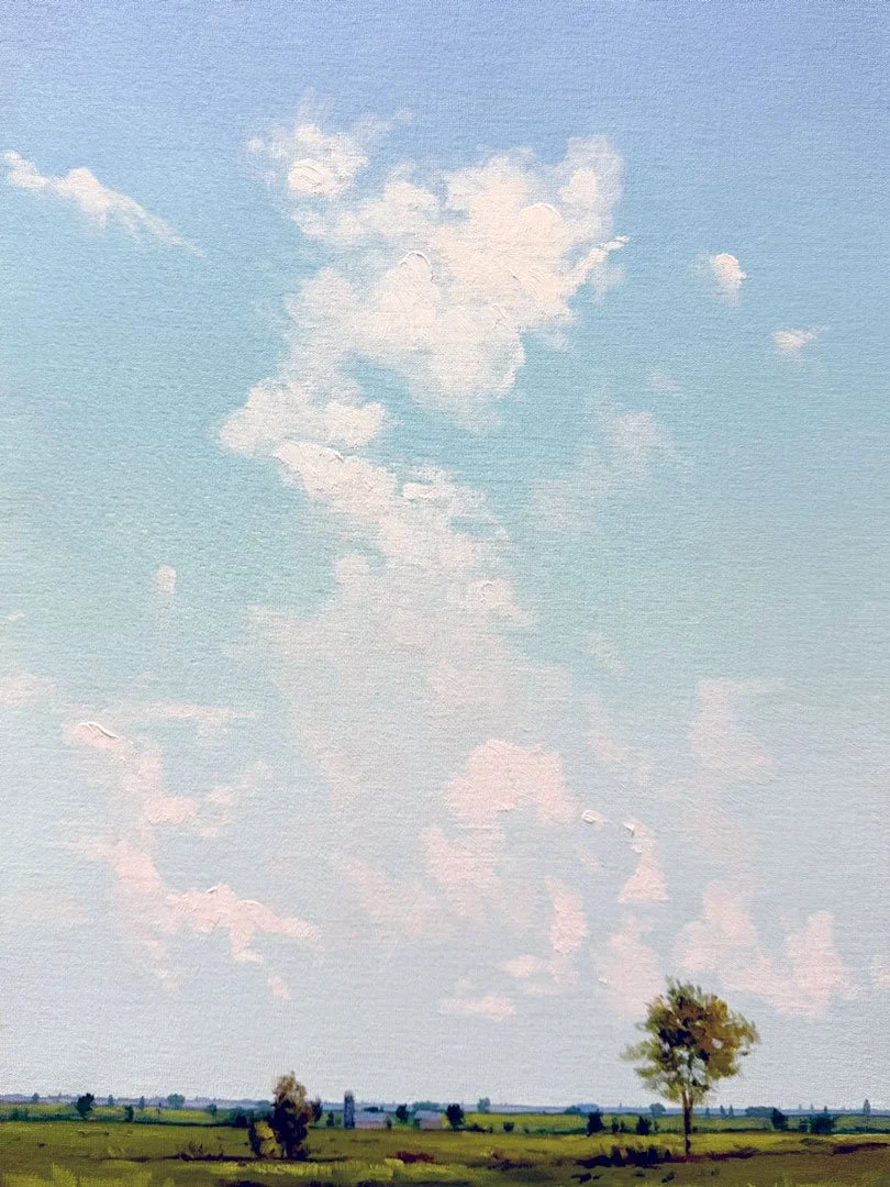 Tower Forming – 10x10. Oil/Canvas. AV