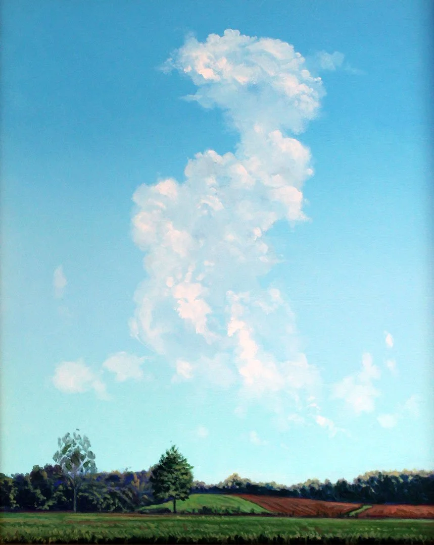 Thermal Tower – 16 x 20. Oil/Panel. AV