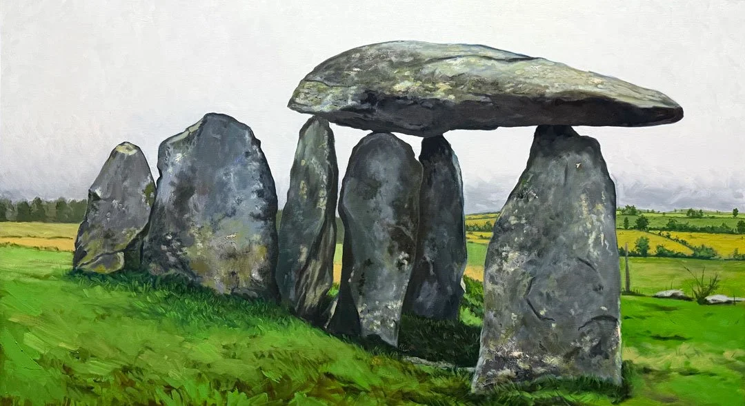 Dolmen:Wales – 30 x 60. Oil/Canvas. AV