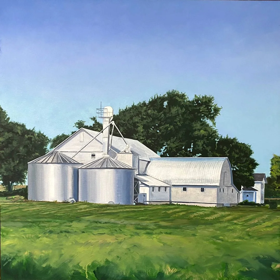 Bischoff Road – 24 x 24.  Oil/Canvas.  AV