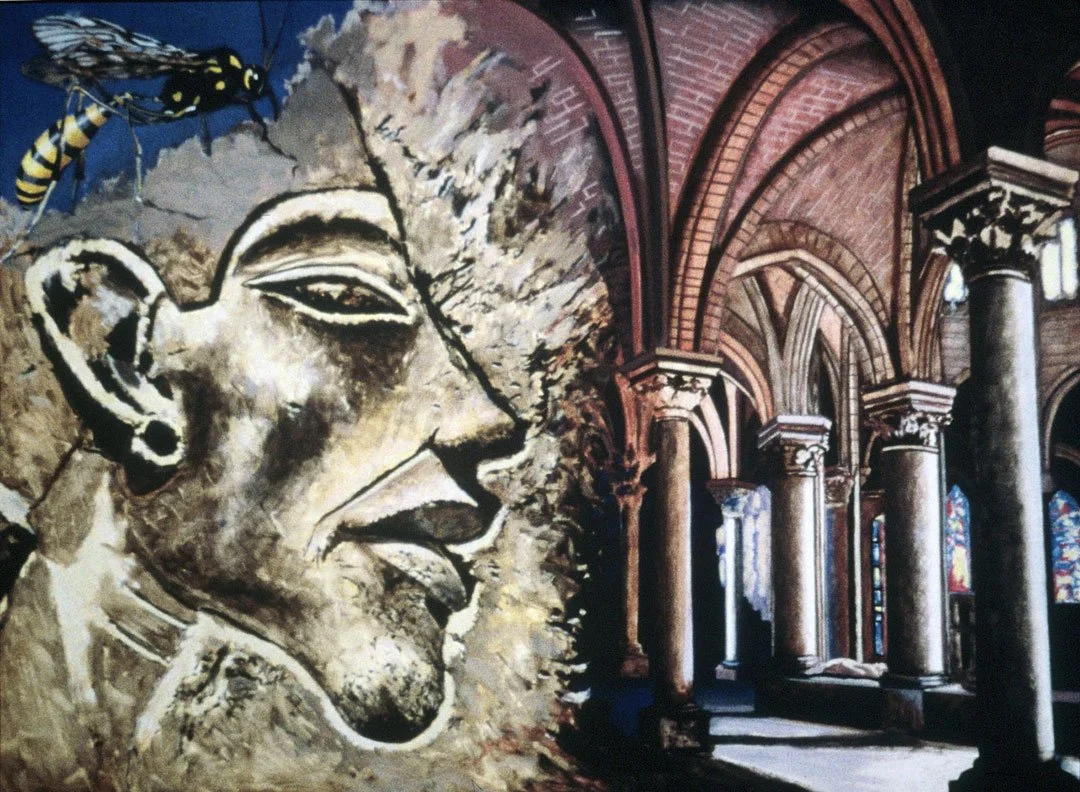 Monotheism – 24 x 32. Oil/Panel. AV