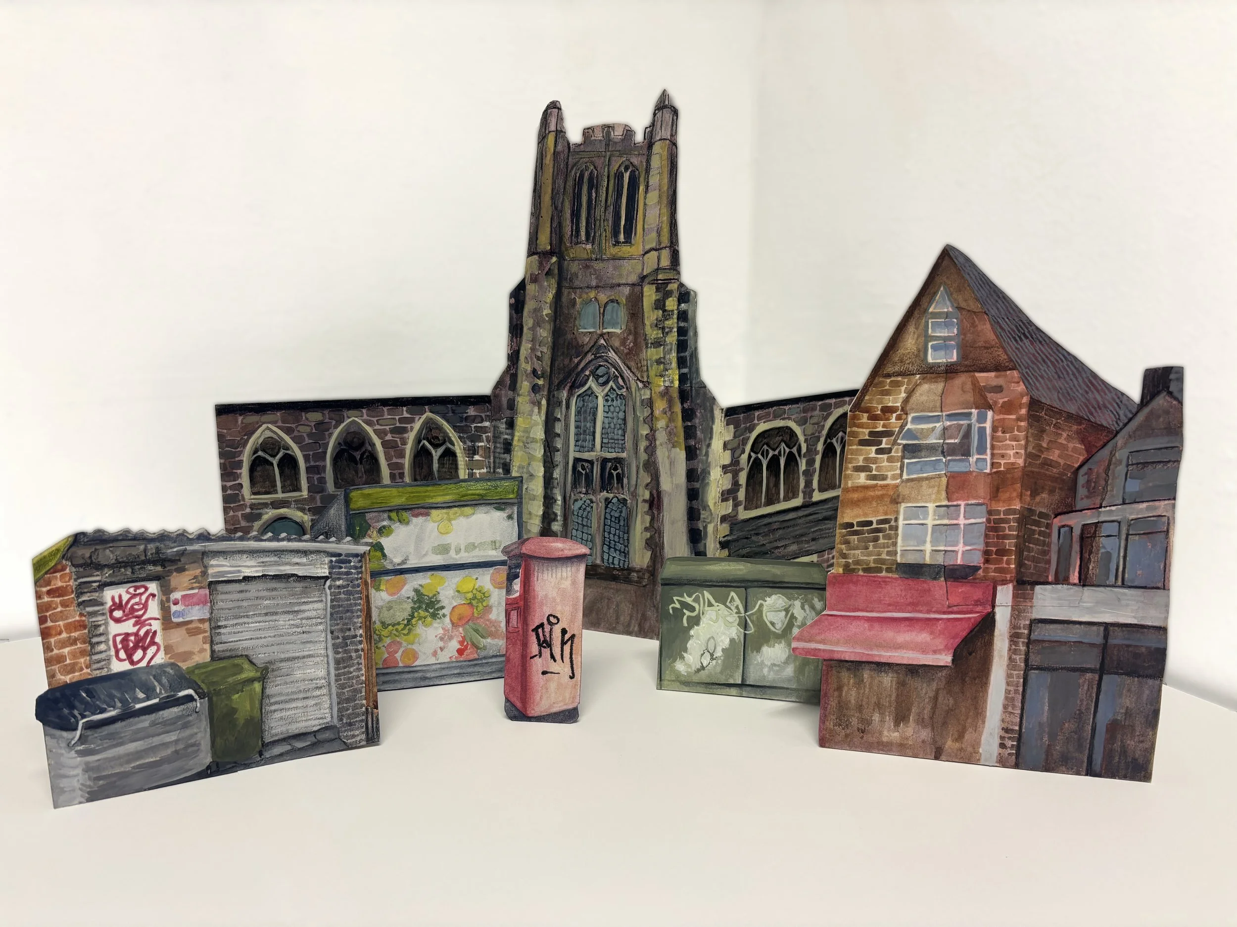 Three-Dimensional and Moving Image 'Albany Road'
