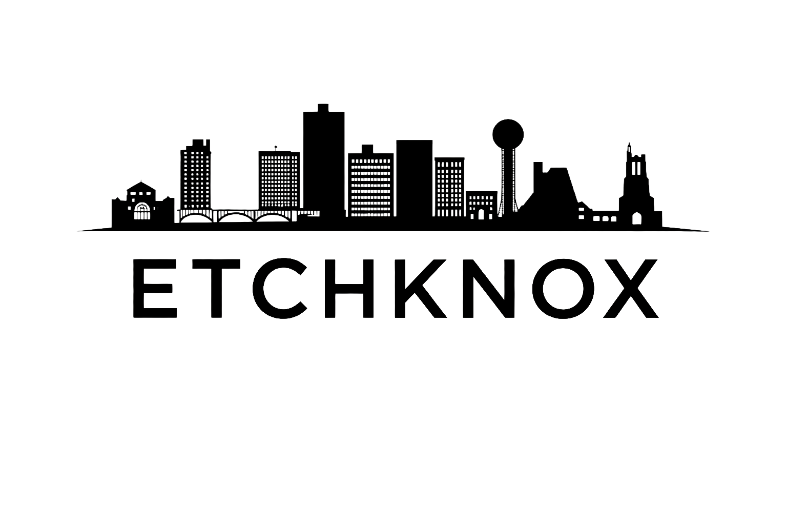 EtchKnox custom engraving business logo serving Knoxville Tennessee
