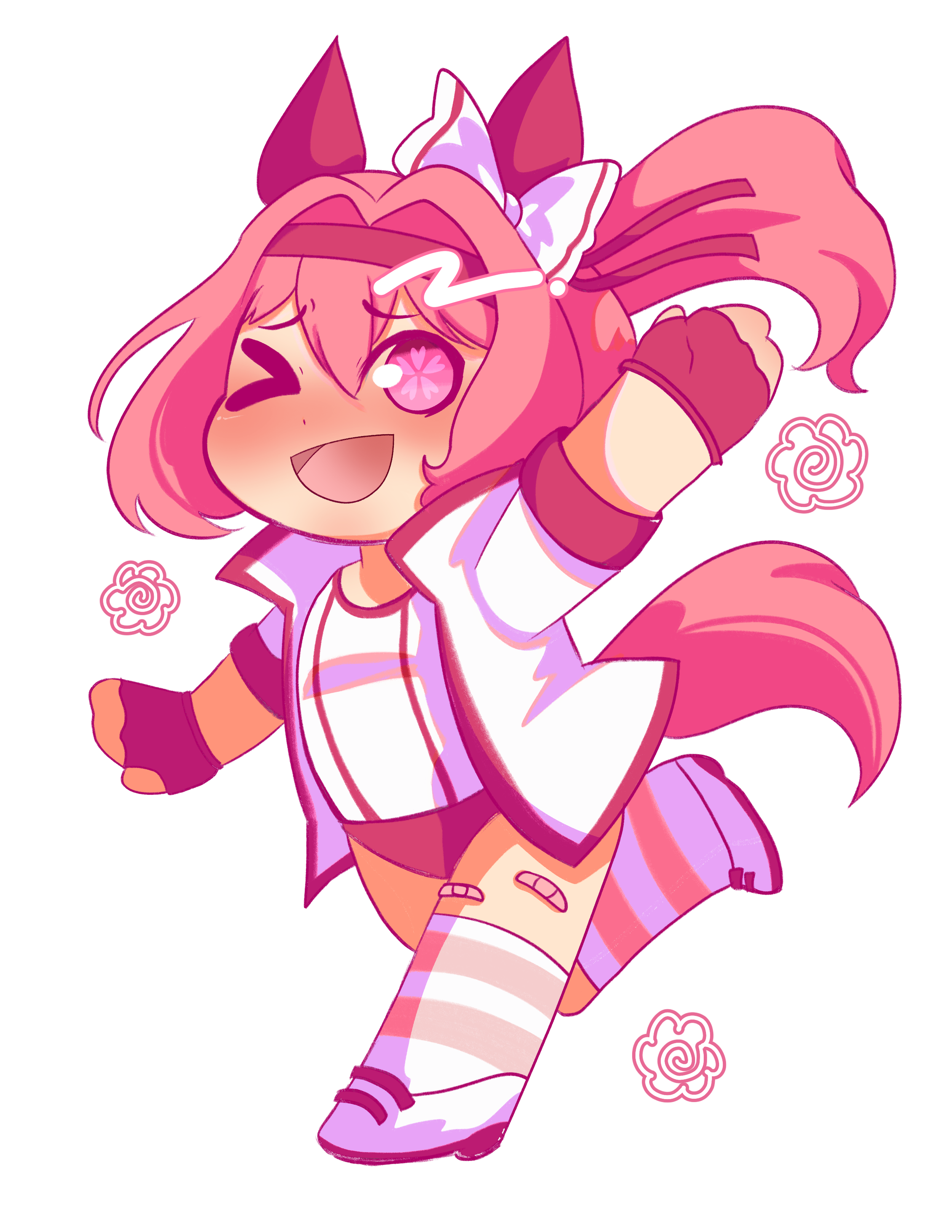 "Running!" Keychain