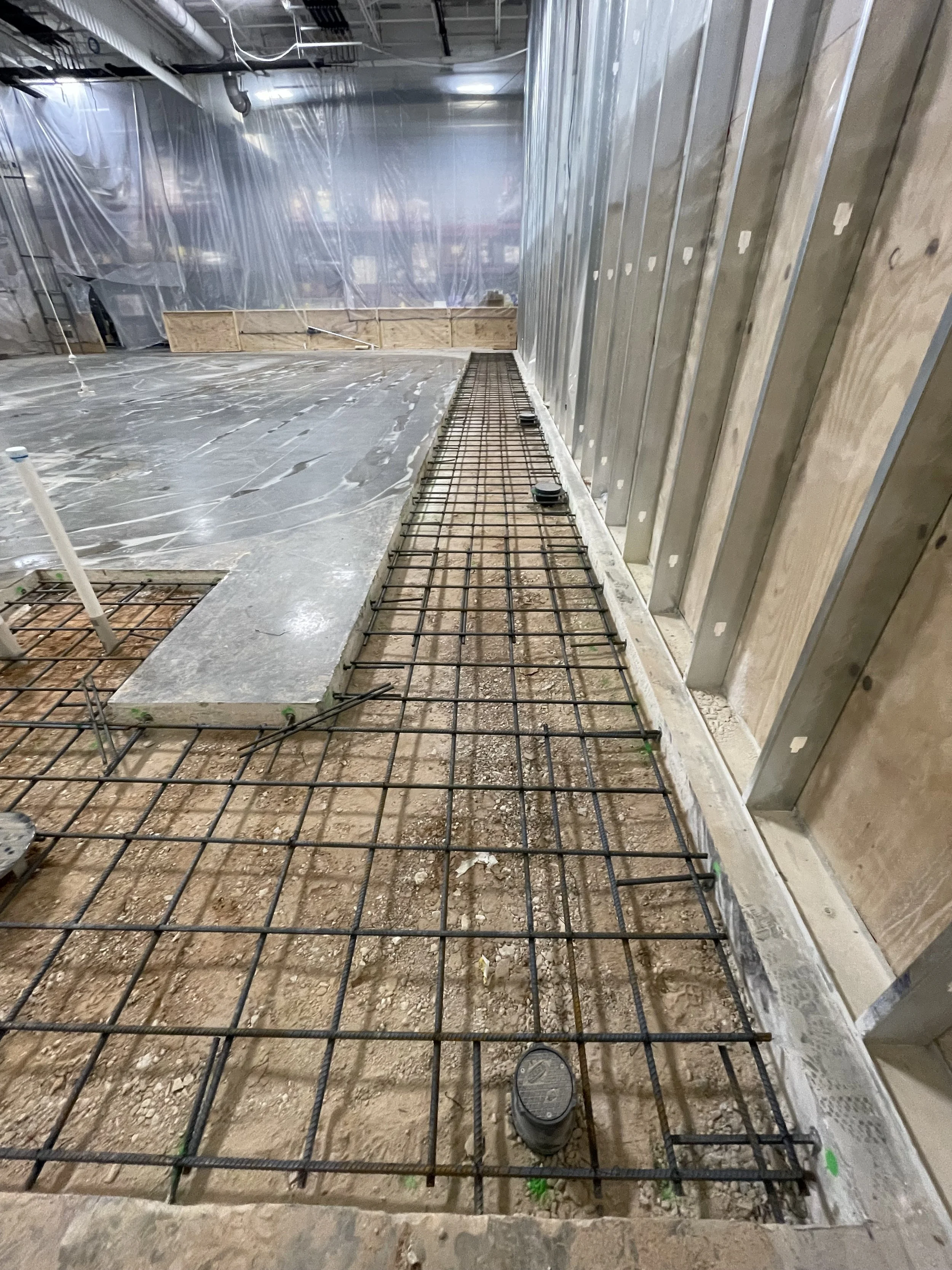 Interior Concrete Saw Cutting and Replacement