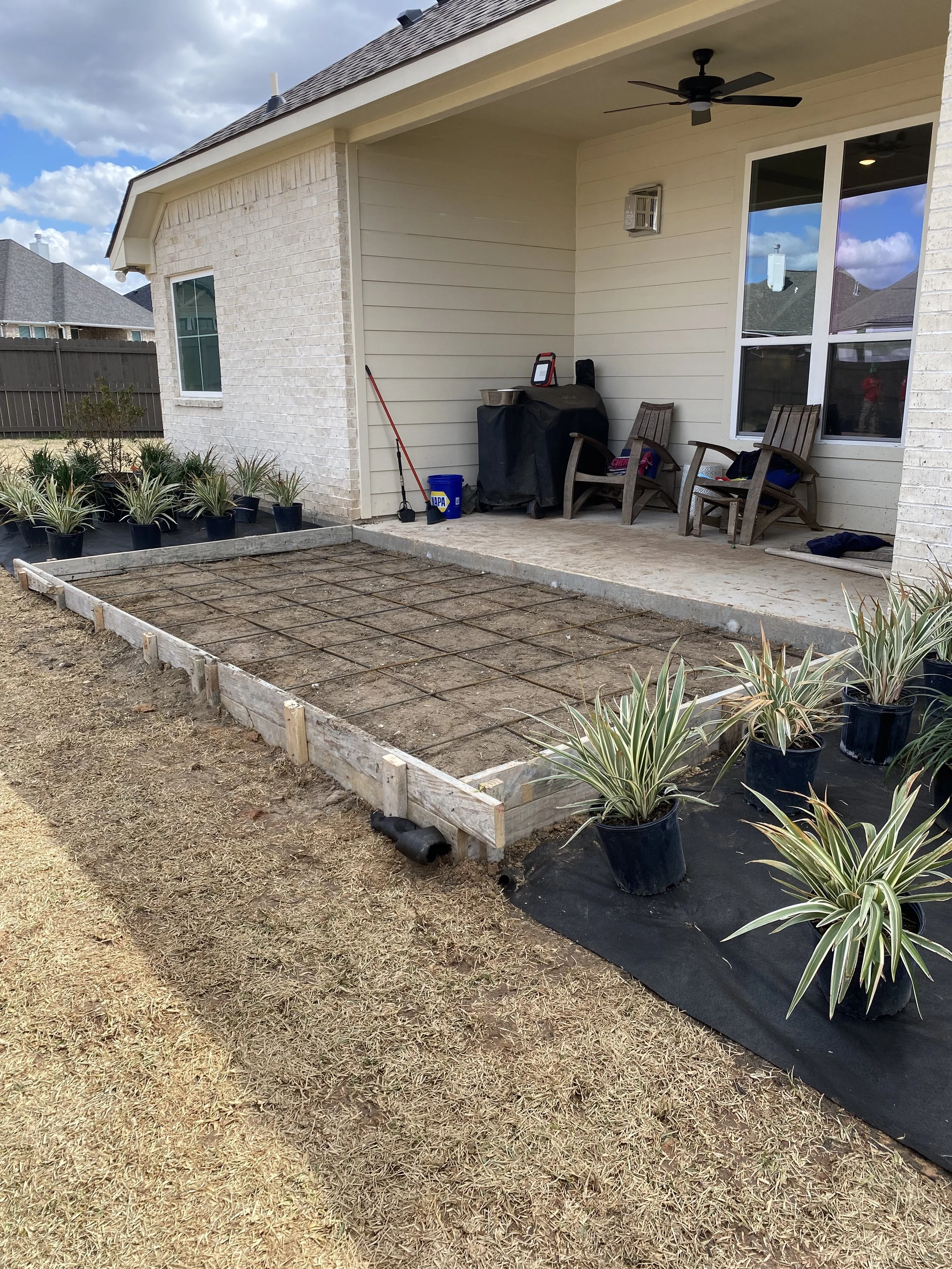 Patio Extension Prep