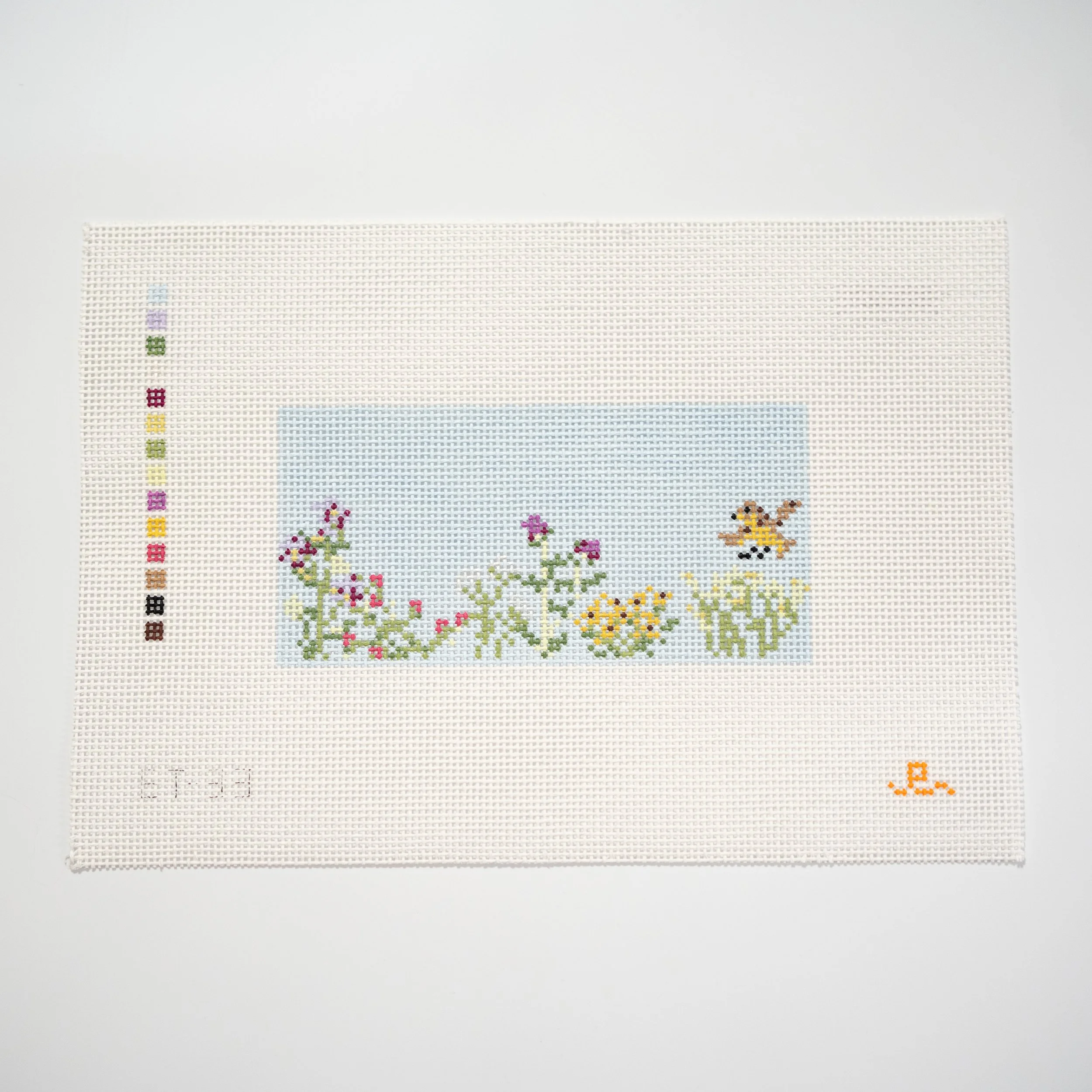 Blue Spring Floral Insert
