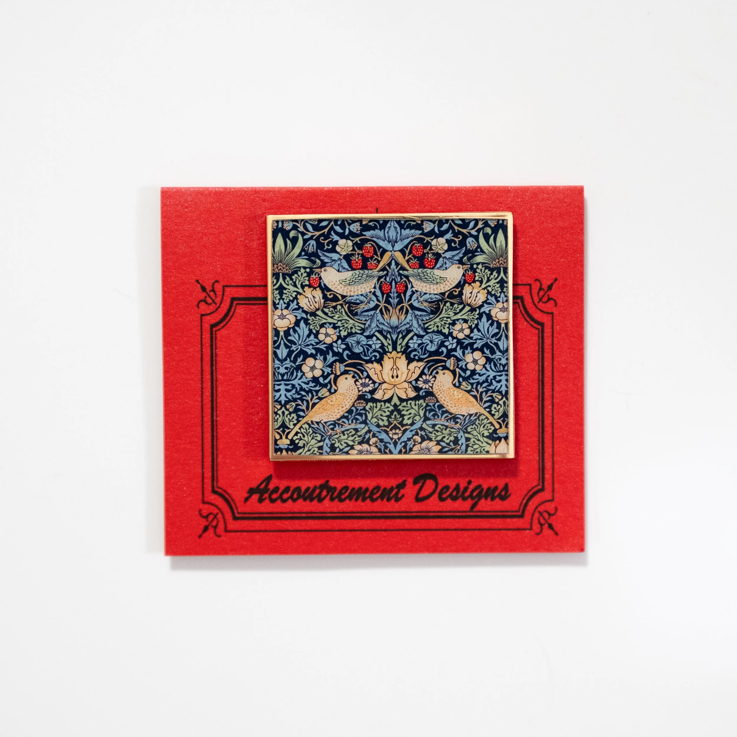 Bird Floral Square Needleminder