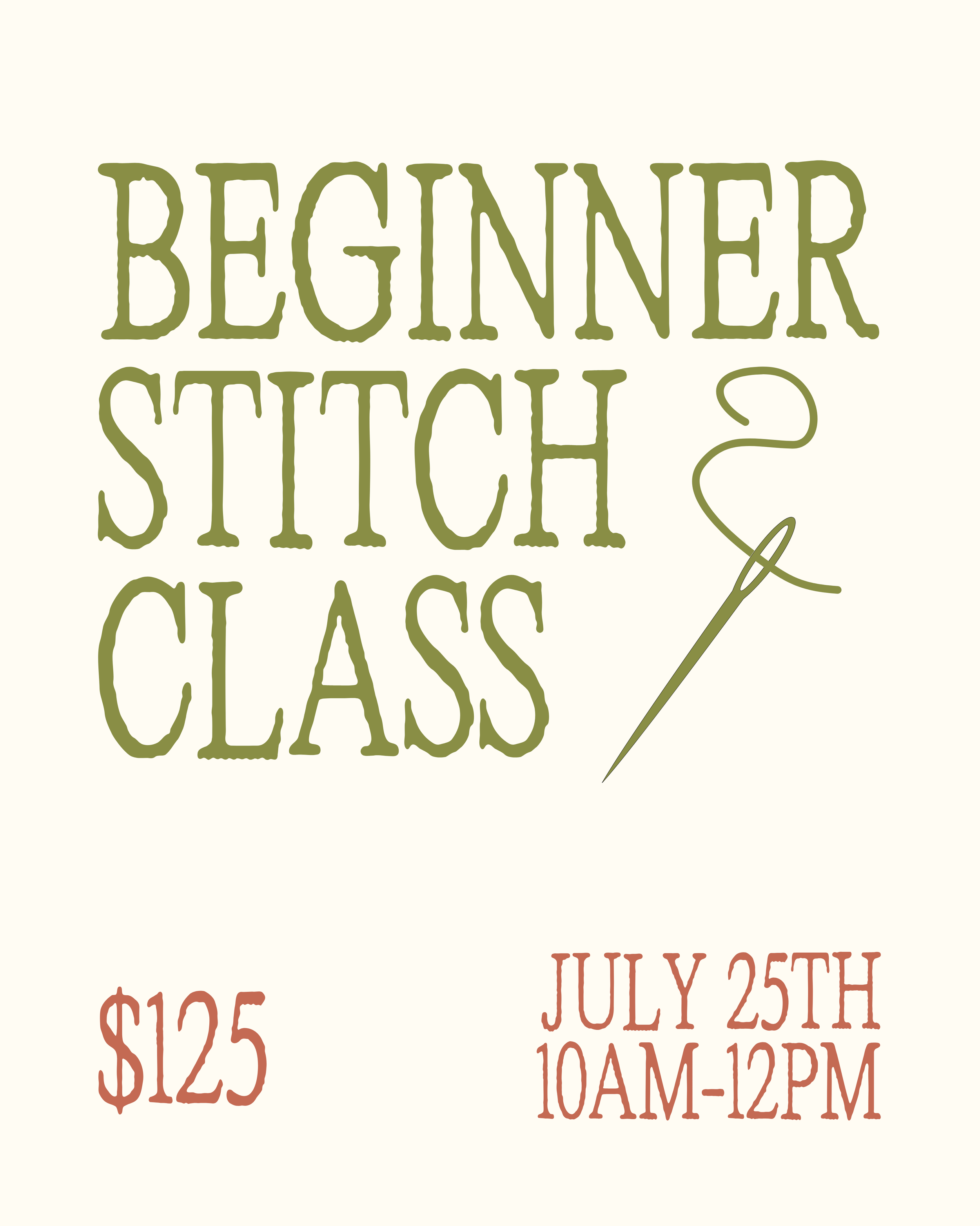Beginner Stitch Class