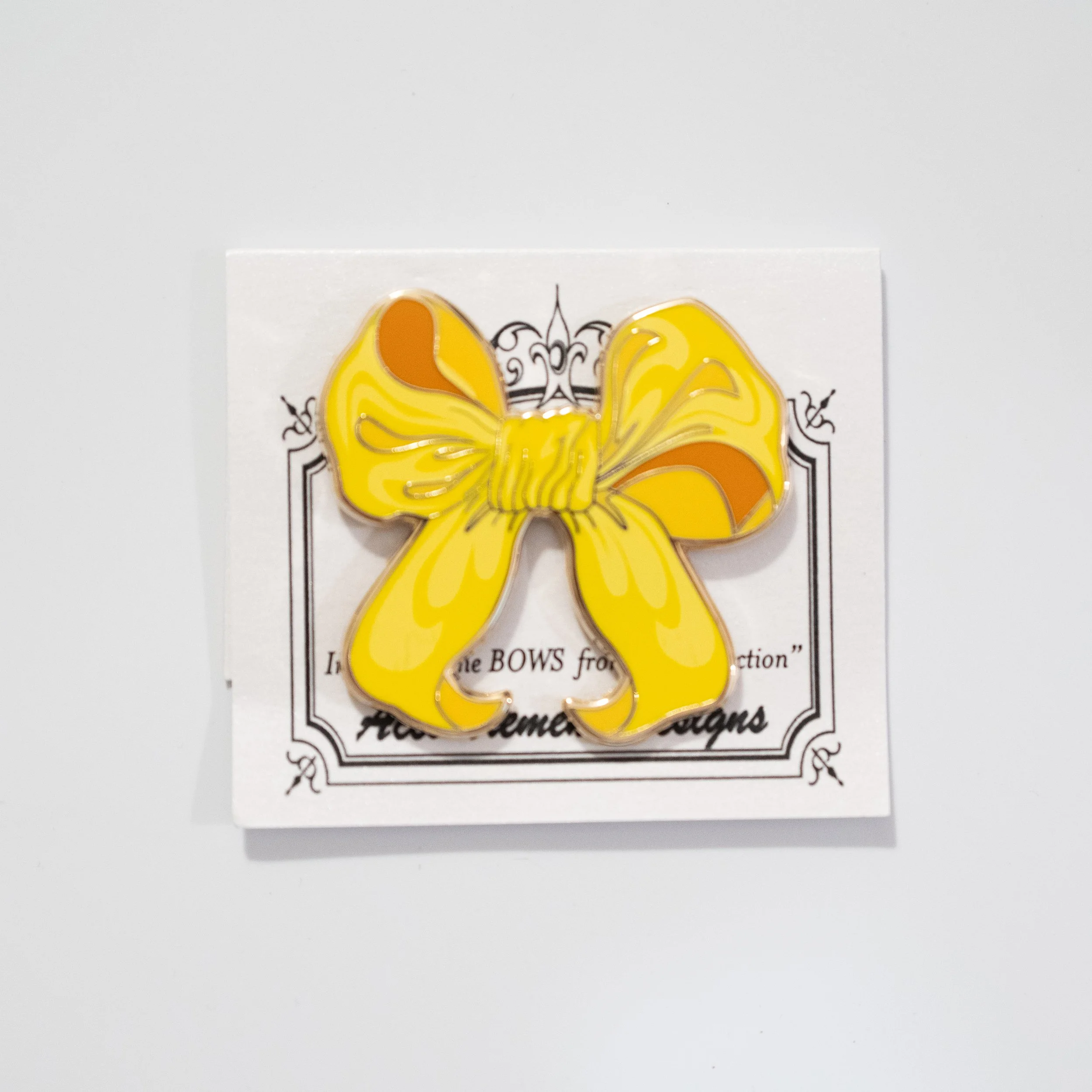 Yellow Bow Needleminder