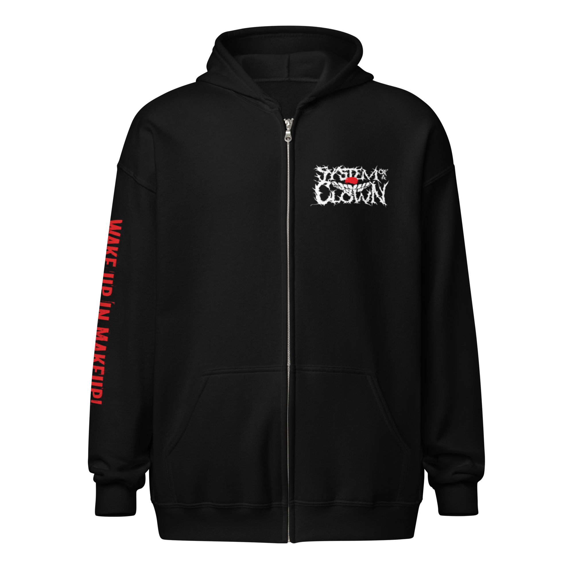 Wake Up In Makeup Tour Zip Hoodie