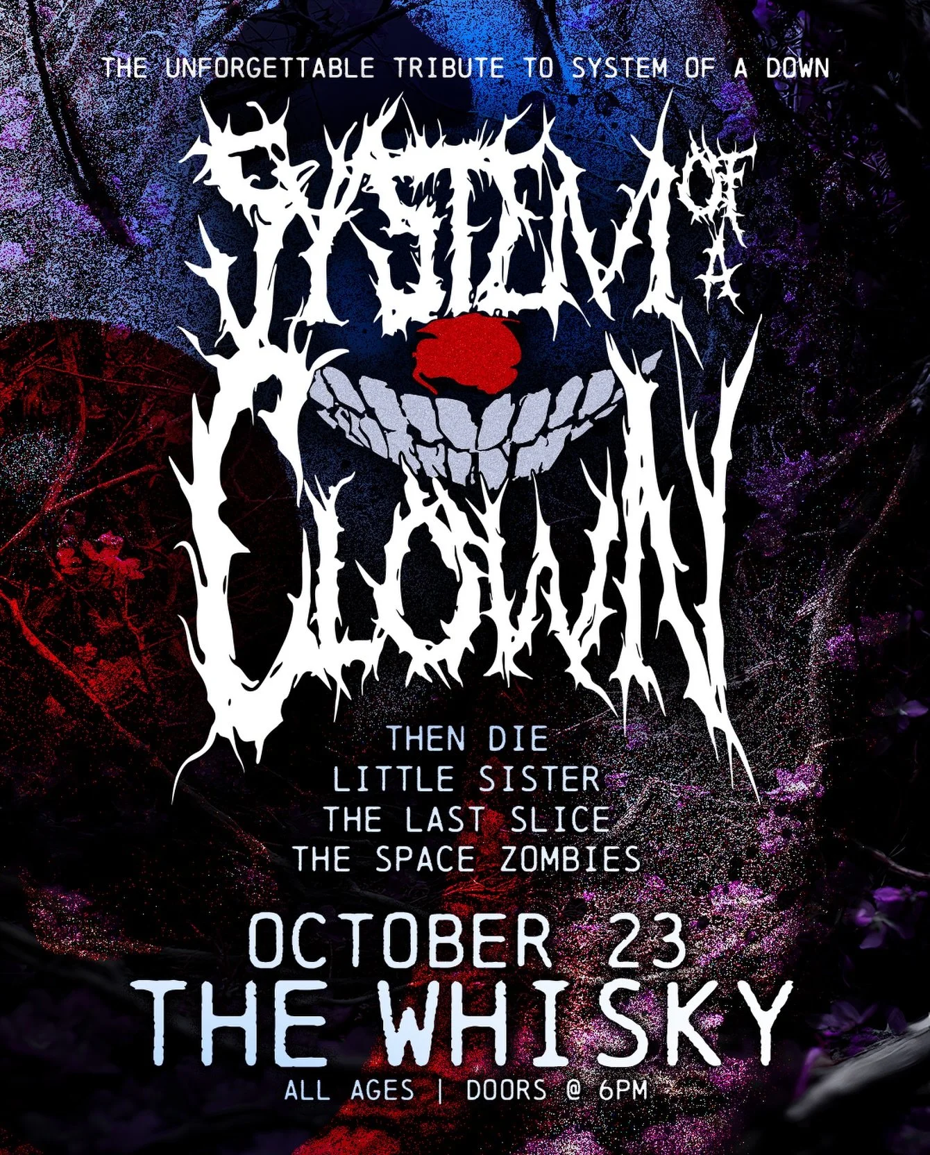 Another big spooky season show! October 23 at the world famous @thewhiskyagogo with a stacked list up of great bands! You don&rsquo;t want to miss this one! 🤘🏻🎃🤘🏻 Get your tickets now in our website (link in profile) and let&rsquo;s get crazy!
&