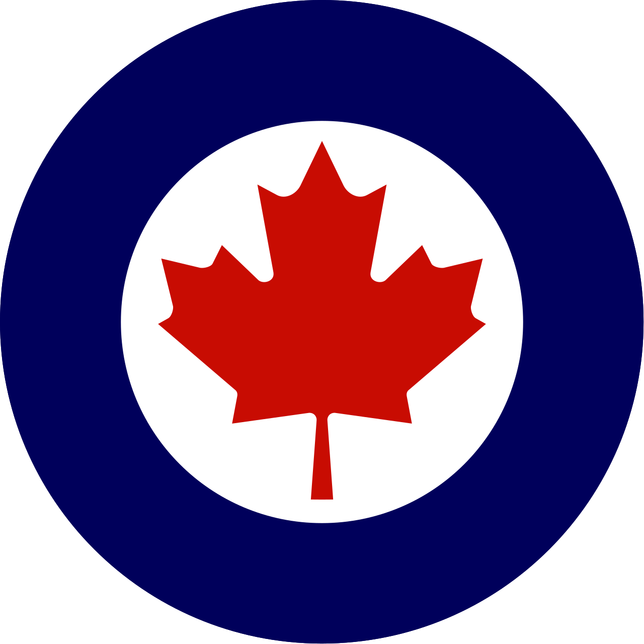 The Toronto Blue Jays logo featuring a red maple leaf inside a blue circle.