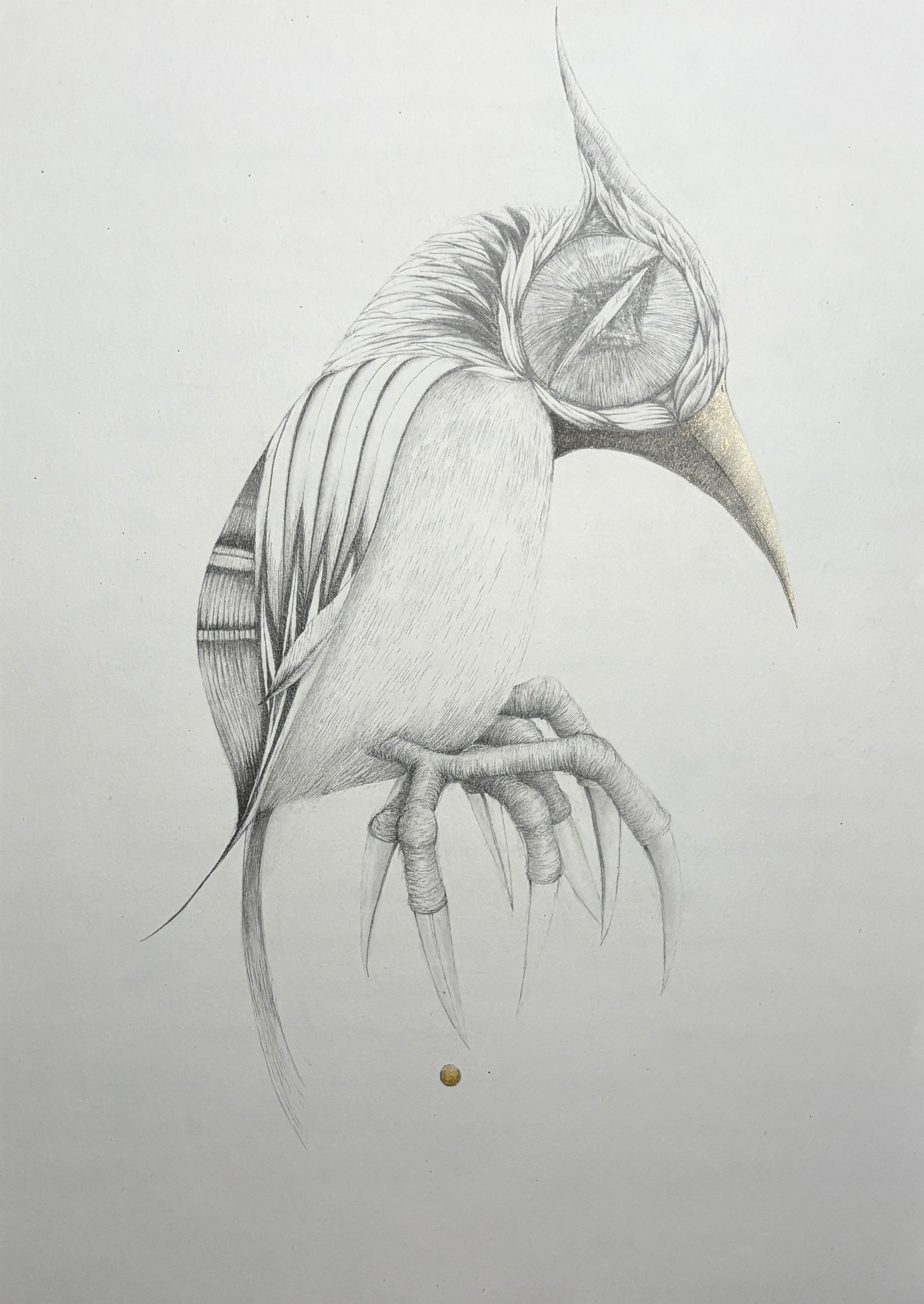 The Bird, the moon and the mountains 

Mixed Medium on Paper | 210mm X 297mm

2026
