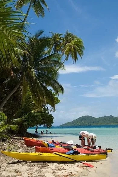 Kayaking Fiji
