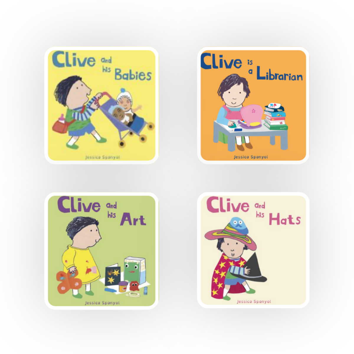 The Clive series by Jessica Spaynol celebrate diversity and challenge gender stereotypes.