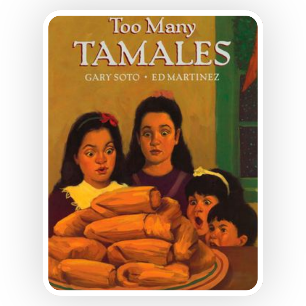  Too Many Tamales  by Gary Soto is a Christmas tale of a lost ring that must be found by eating all the Tamales. 
