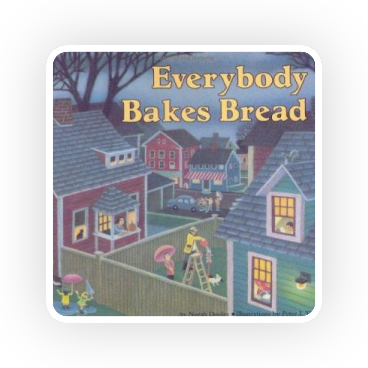  In Everybody Bakes Bread , A rainy-day errand introduces Carrie to many different kinds of bread, including chapatis, challah, and papusas.