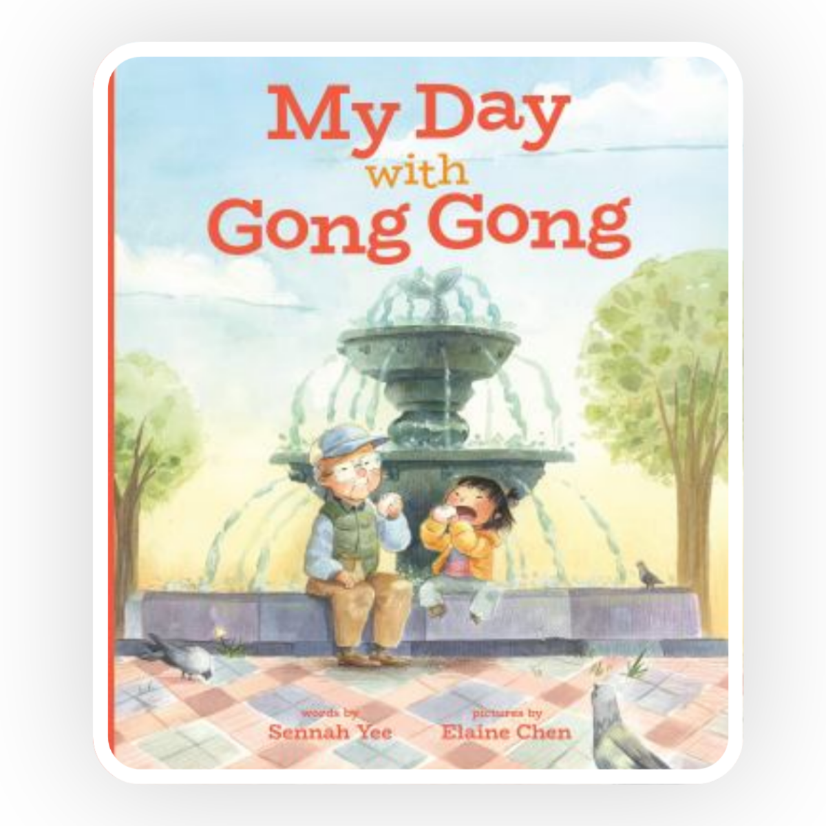  In My Day with Gong Gong , May accompanies her non-English speaking Grandfather on a series of errands through the streets of Chinatown.
