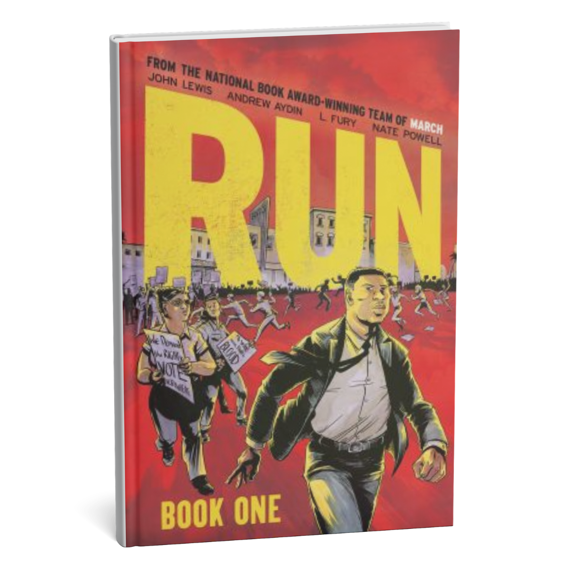 Run is a graphic novel that follows the life story of John Lewis and the struggles happening across the United States after the Selma voting rights campaign.
