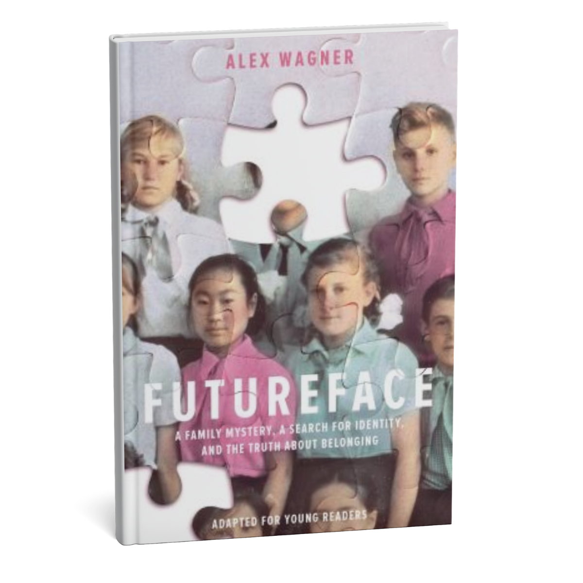  Futureface  explores author Alex Wagner’s journey to uncover her family’s multicultural heritage and the complexities of identity, belonging, and the search for personal roots in a diverse world.
