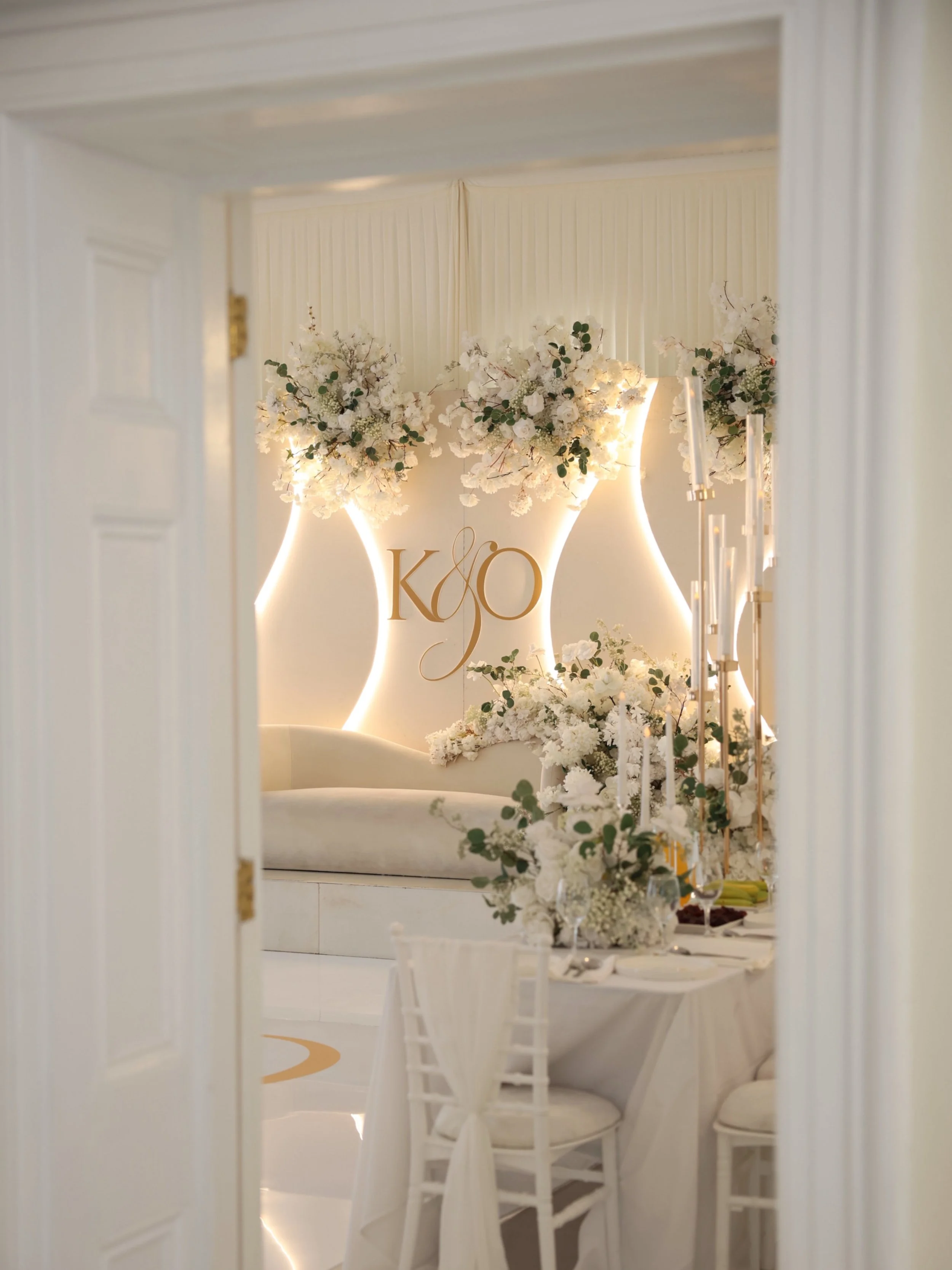 A glimpse into a truly magical evening. The attention to detail is just breathtaking #PeekInside