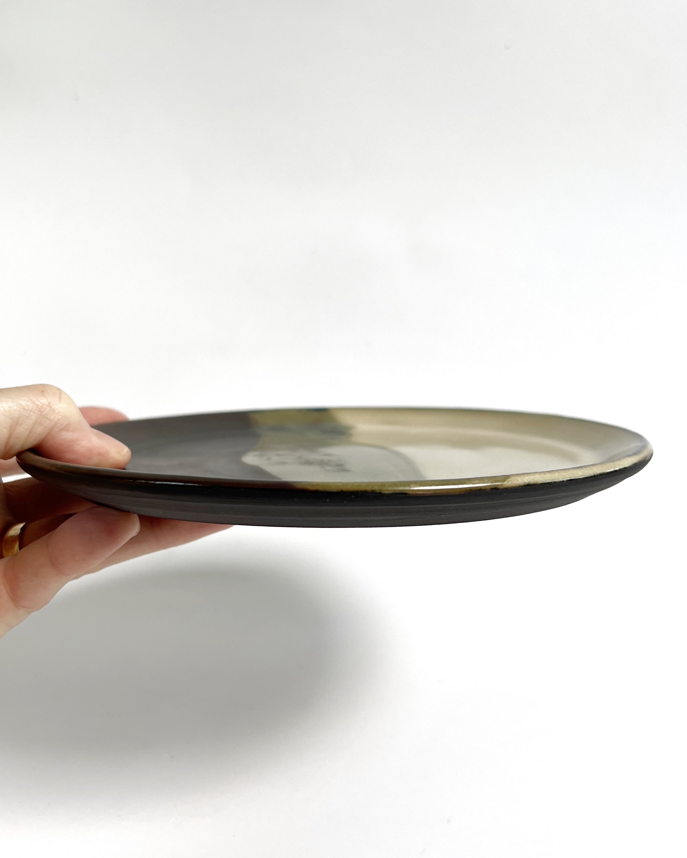 Ceramic Plate - Umber Glaze