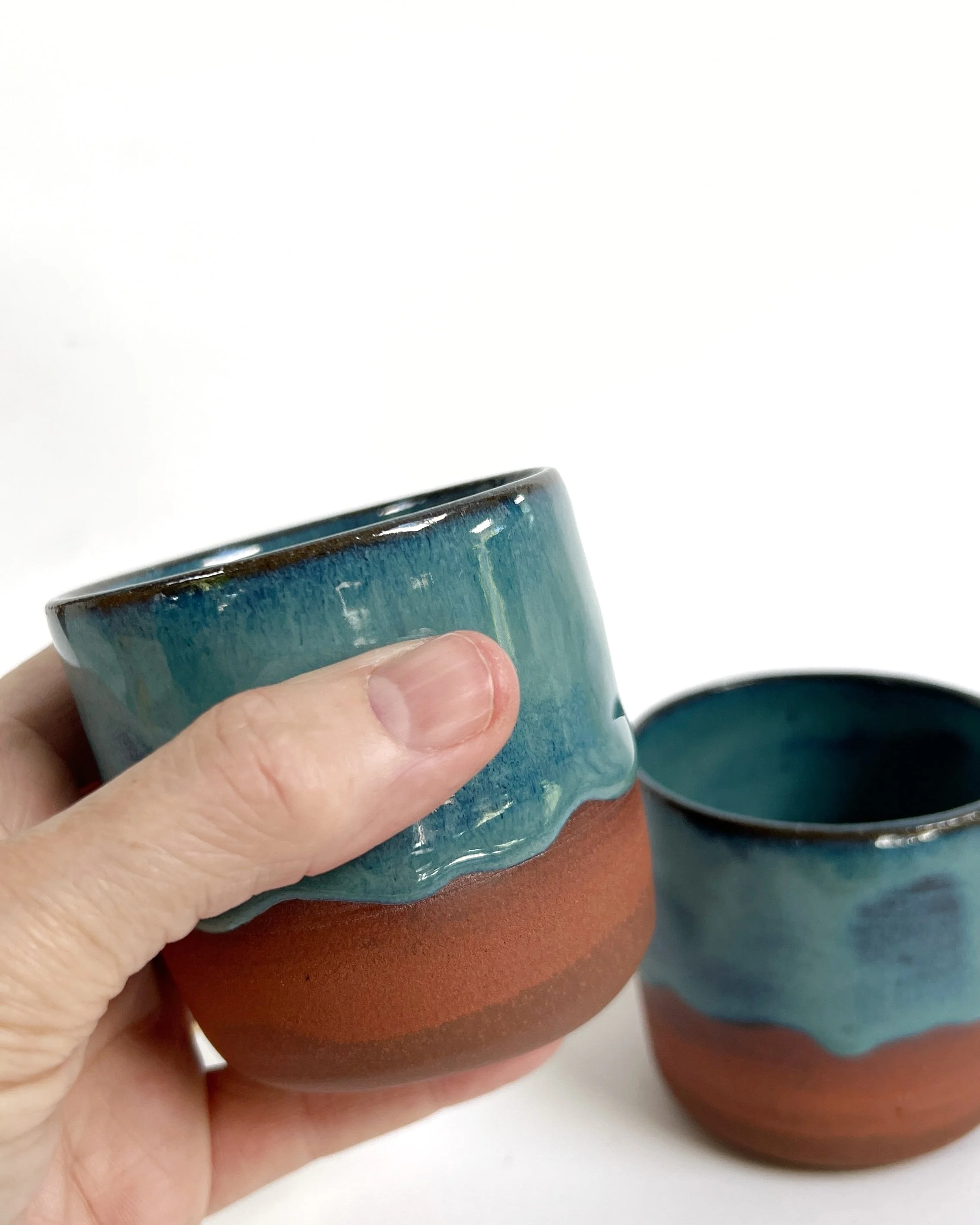 Yunomi Cup - Azure Glaze