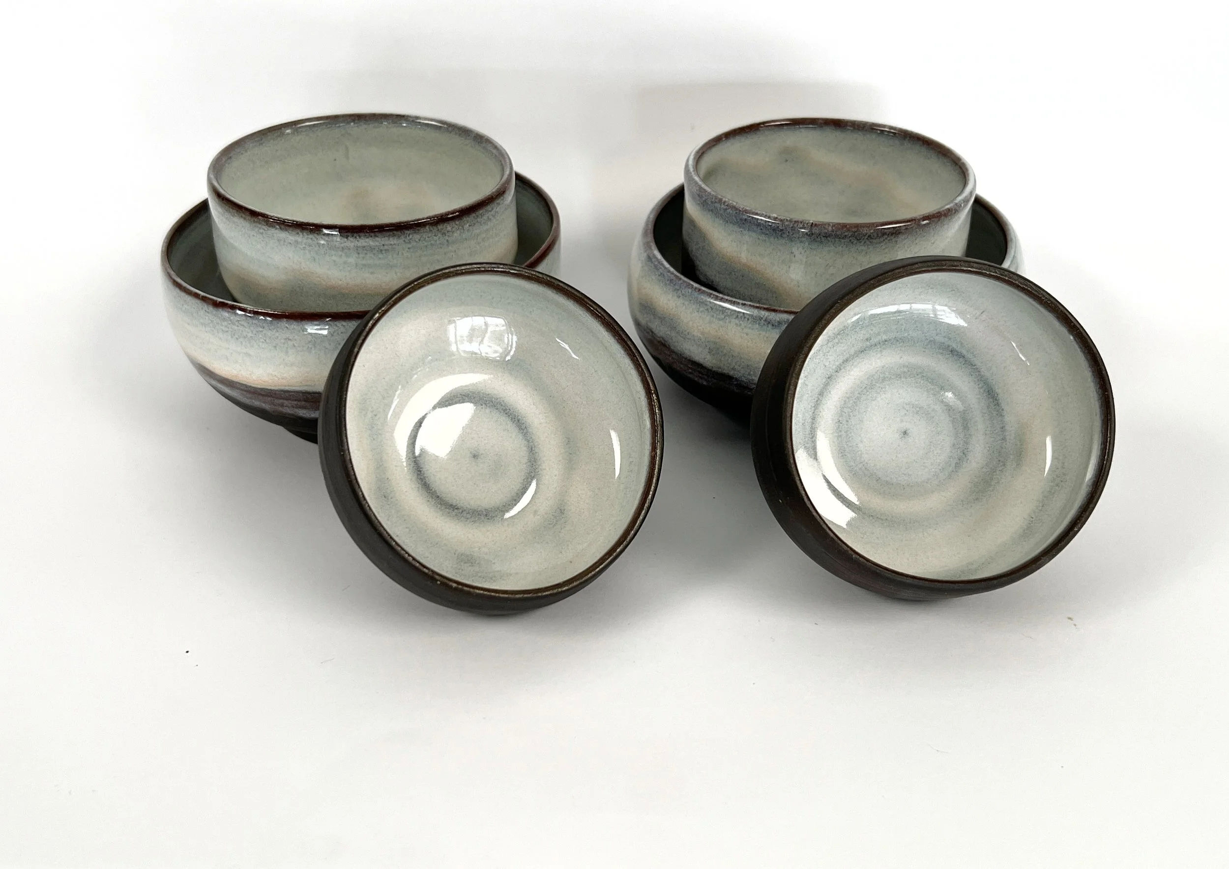 Aurora Collection - Wheel thrown ceramic cups and bowls