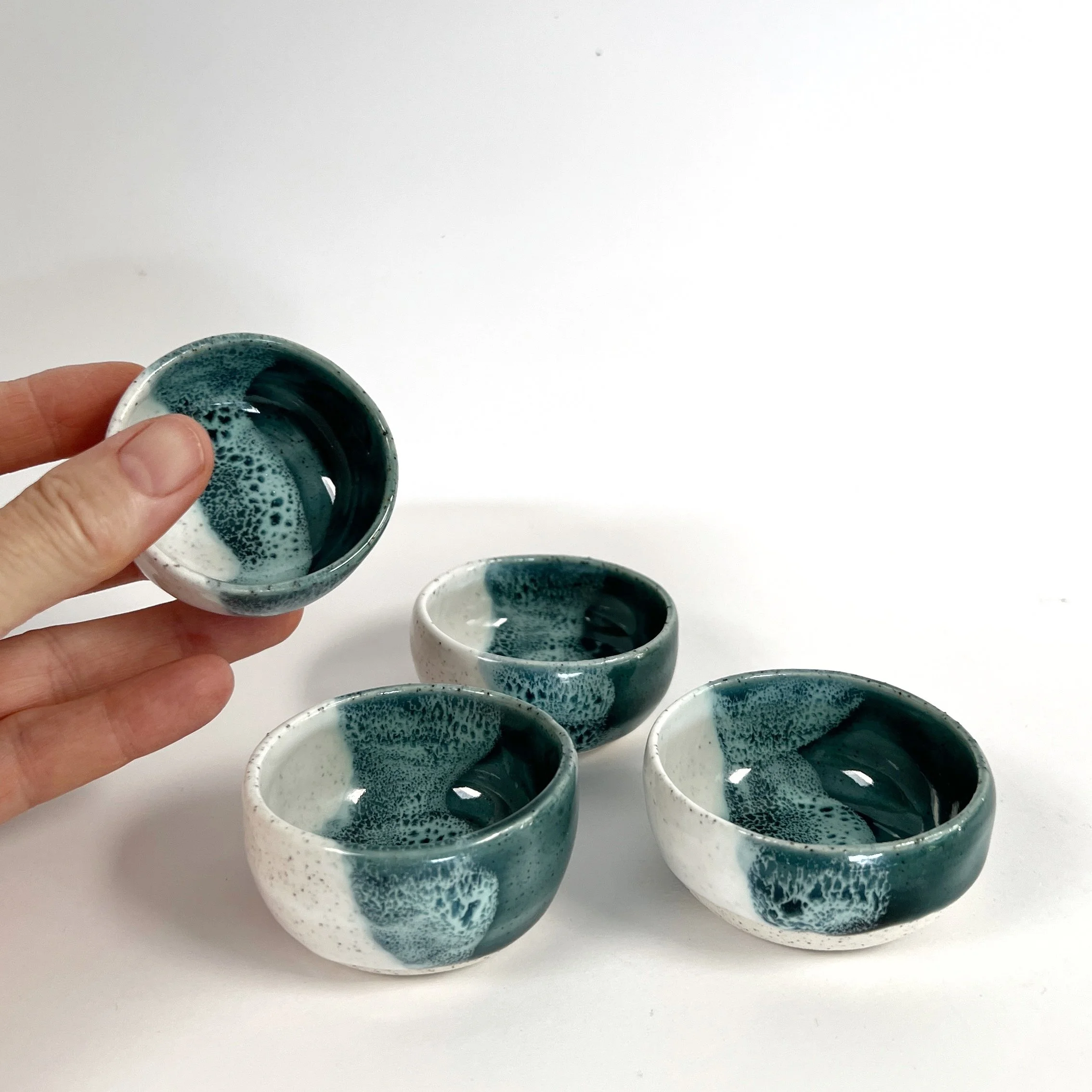 Drift Collection - Small bowl in seafoam glaze