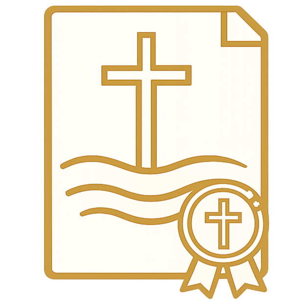 Sacrament Certificate Icon
