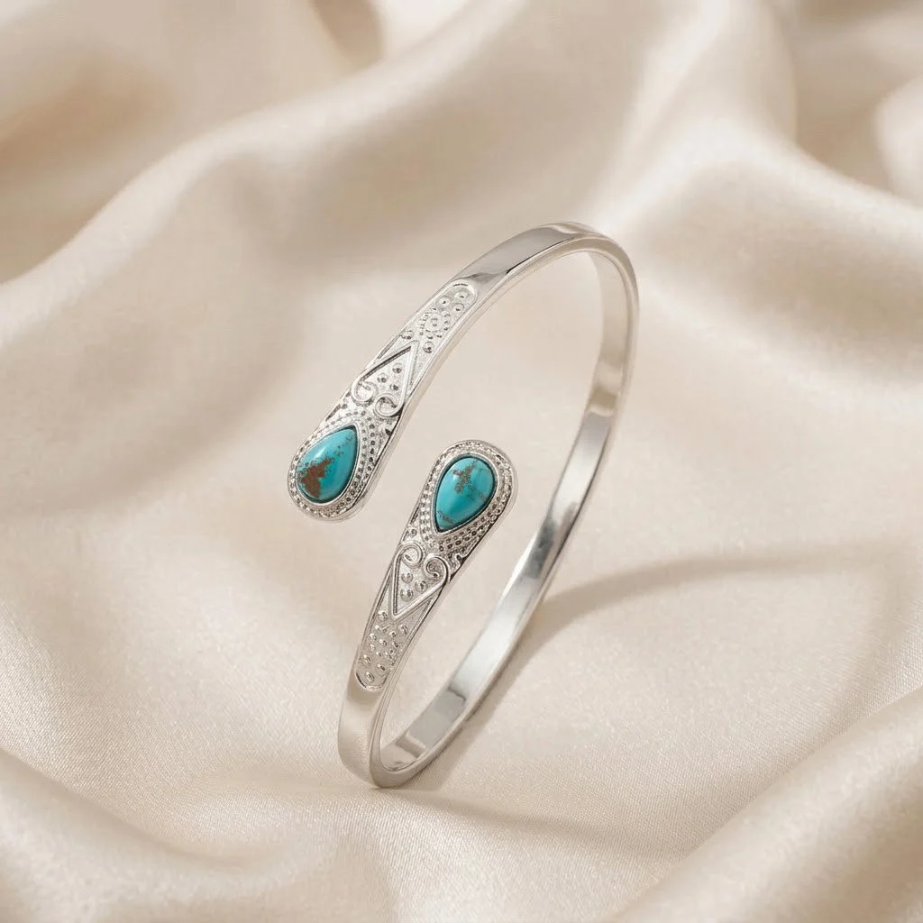 Teardrop Cuff Bracelet