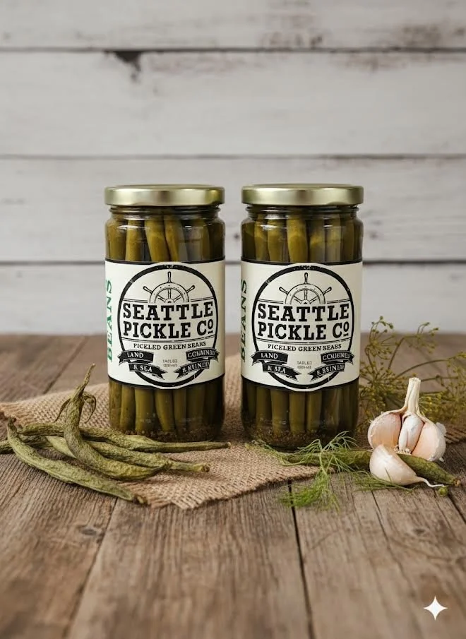 Seattle Pickle Co. Pickled Green Beans