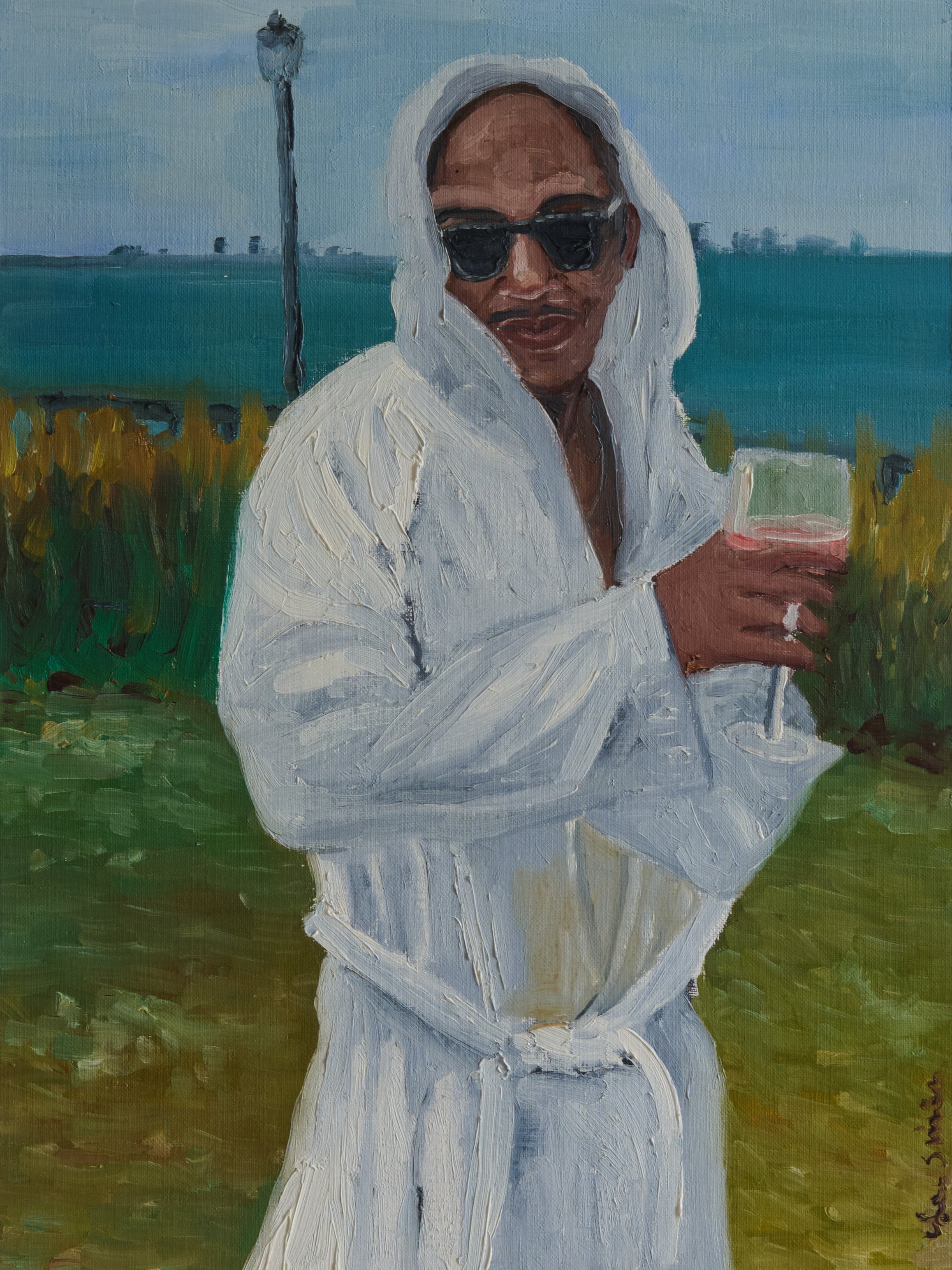 TGIF Mood - 2022, 12 x 16 Oil on paper