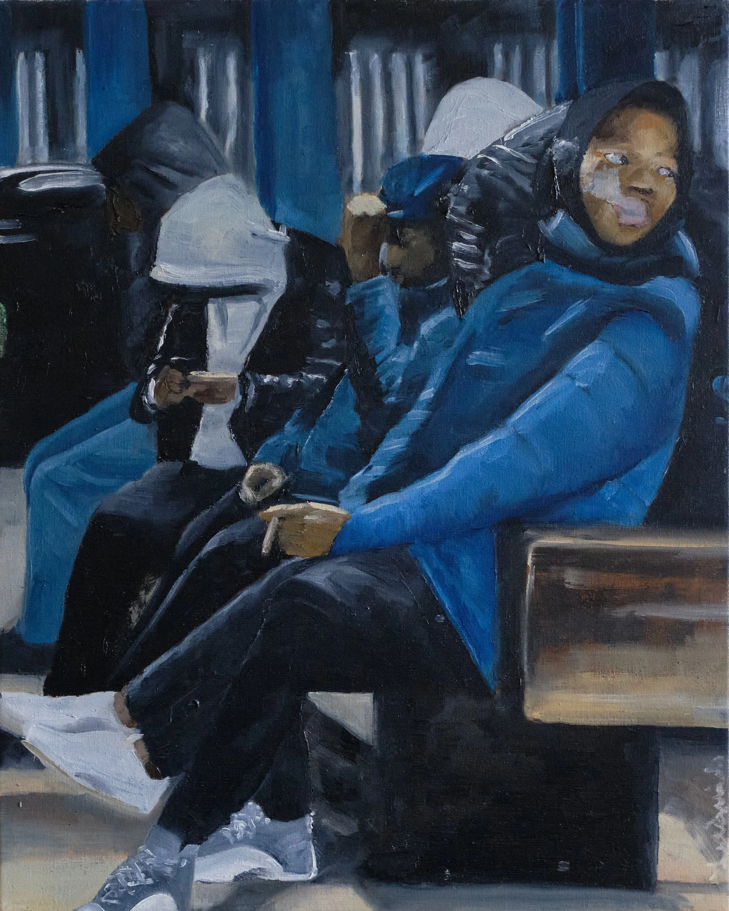 Jay St-Metro Tech - 2023, 16 x 20 Oil on canvas