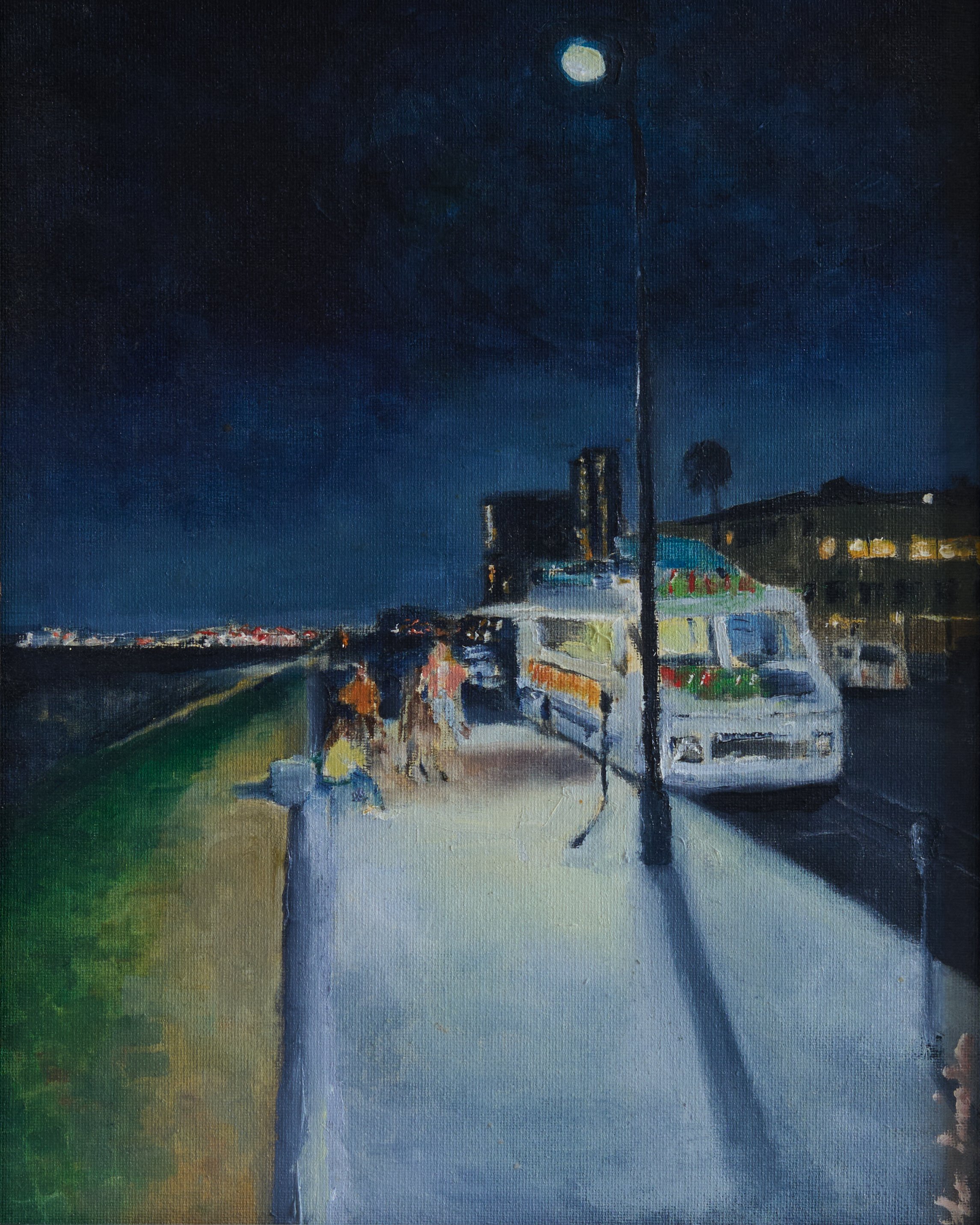 Taco Tuesday’s in Redondo - 2022, 11 x 14 Oil on canvas