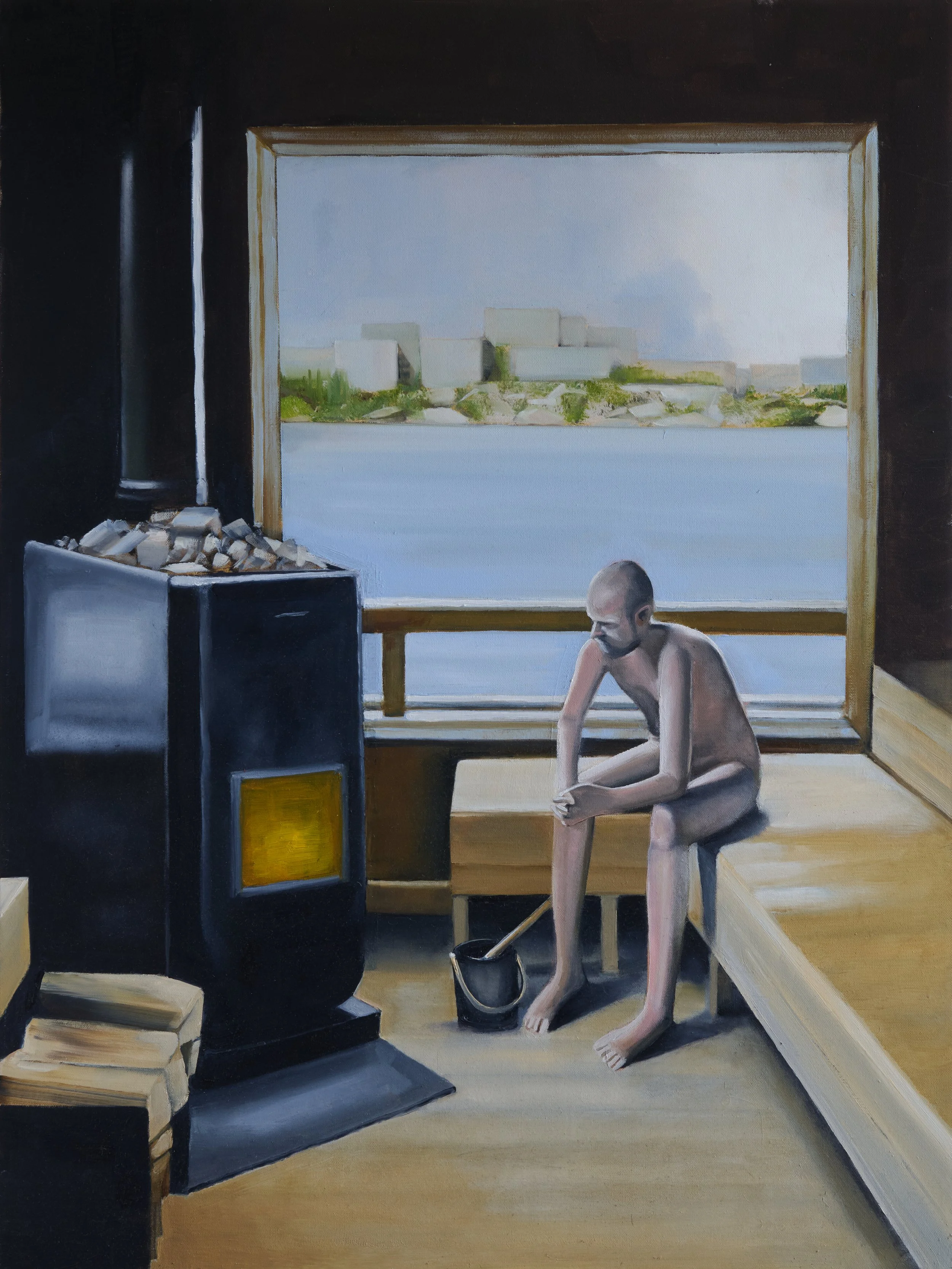 What’s left to ponder? - 2025, 30 x 40 Oil on canvas 2025