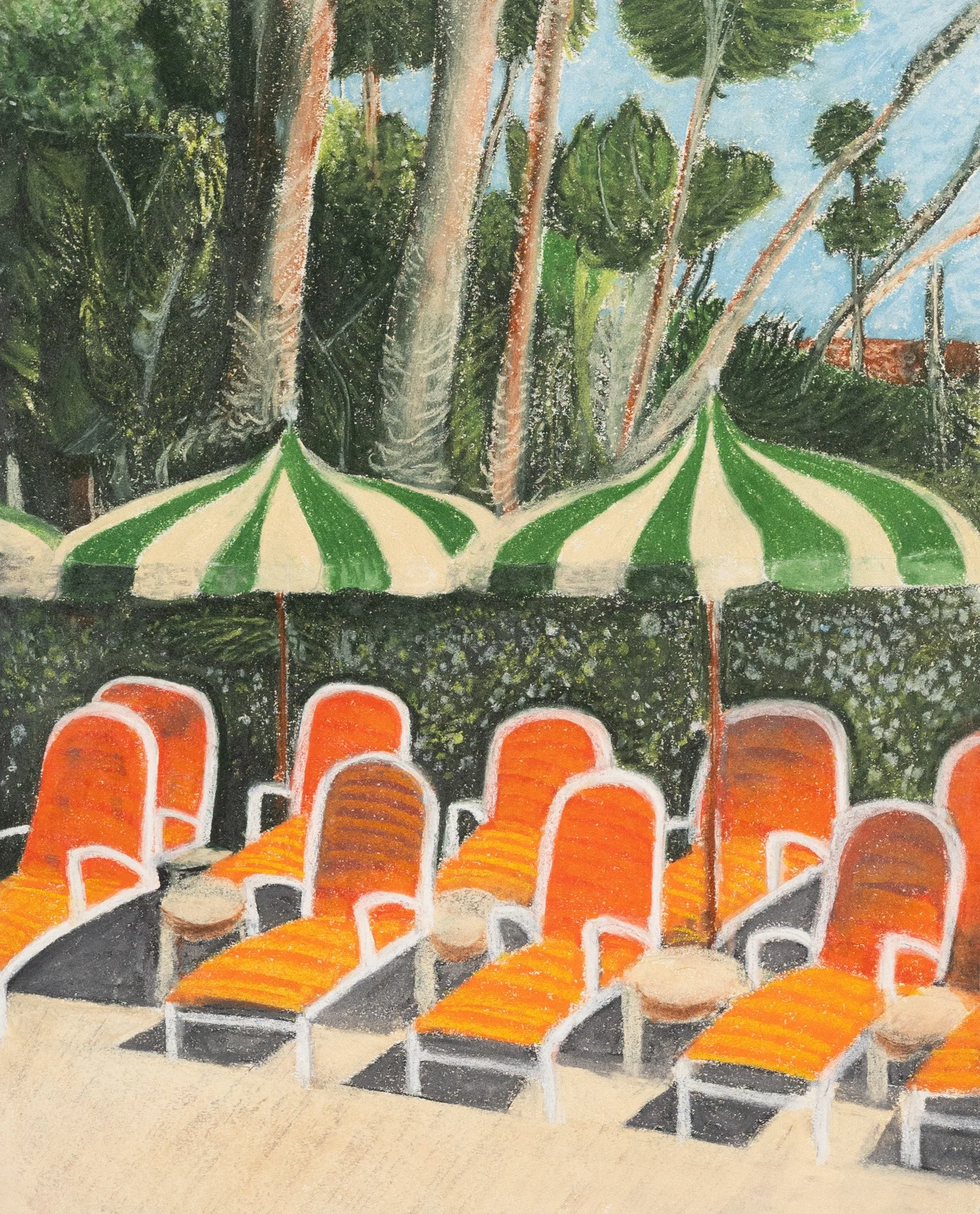 Members Only - 2021, 16 x 20 Pastel on paper