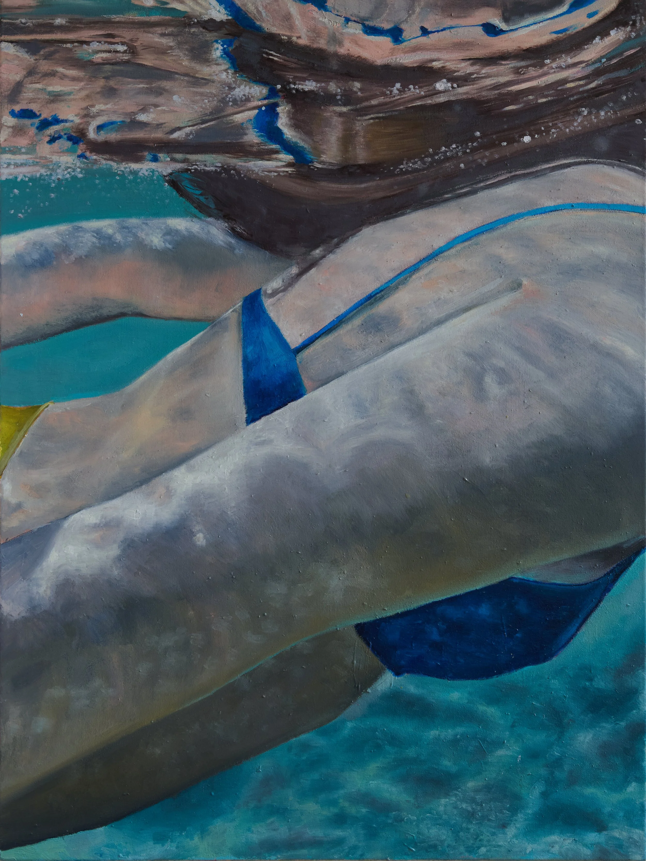 Bahama Lobby - 2024, 30 x 40 Oil on canvas