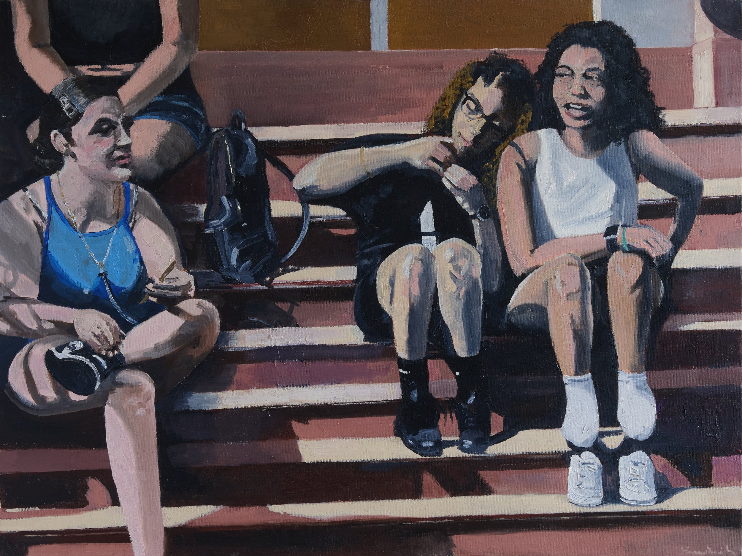 Stoops - 2023, 30 x 40 Oil on canvas 