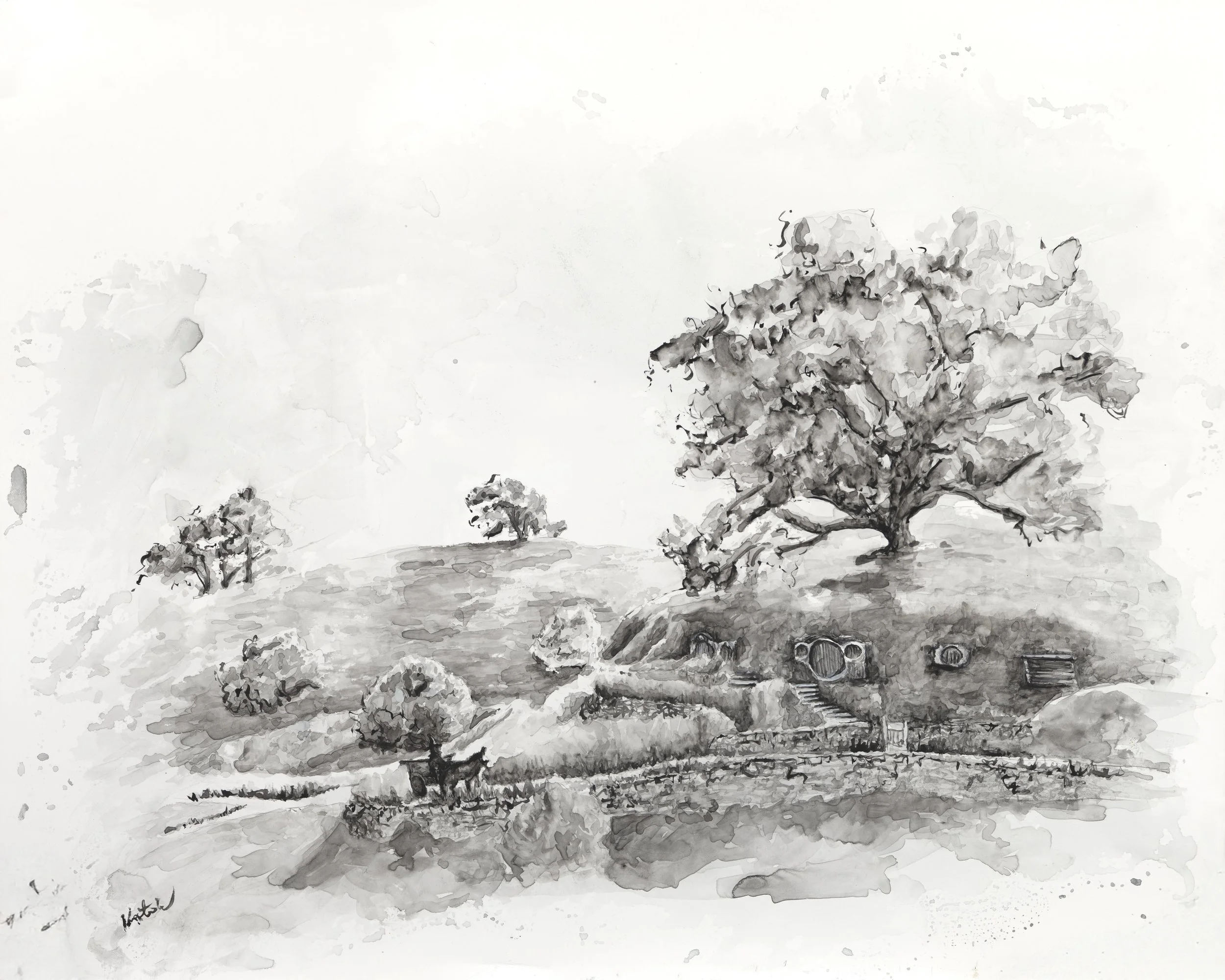 The Shire Painting