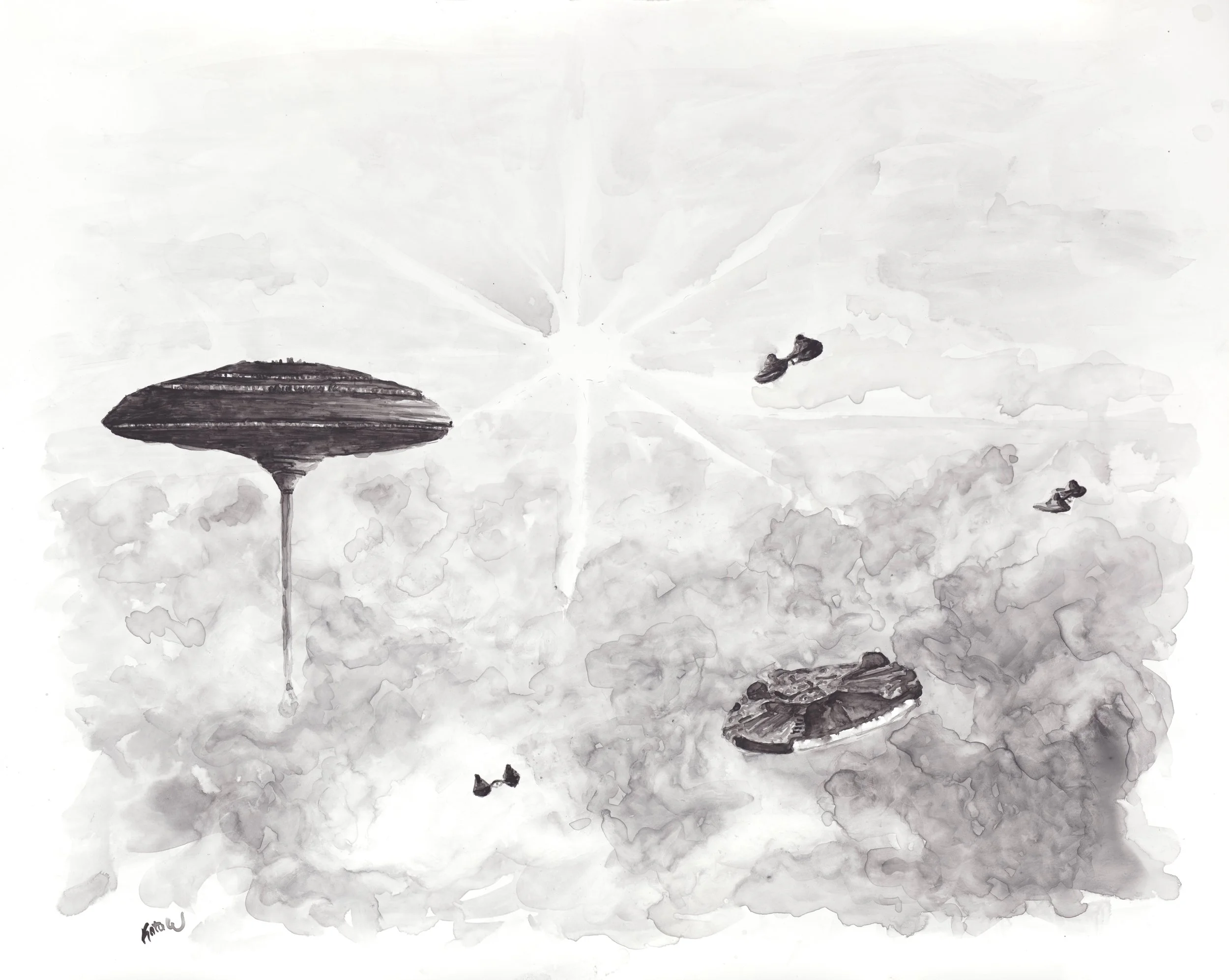 Cloud City Painting