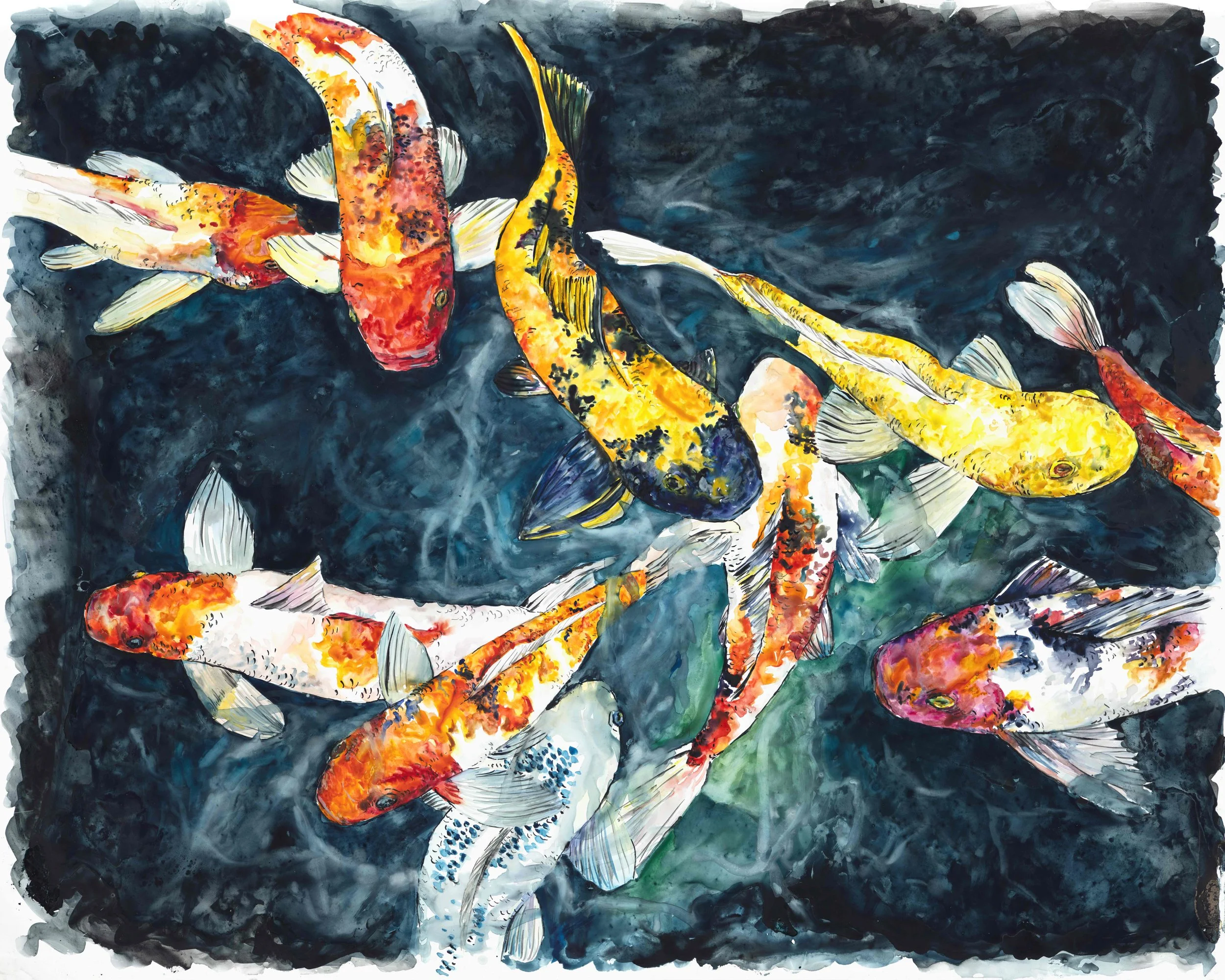 Koi Fish Painting