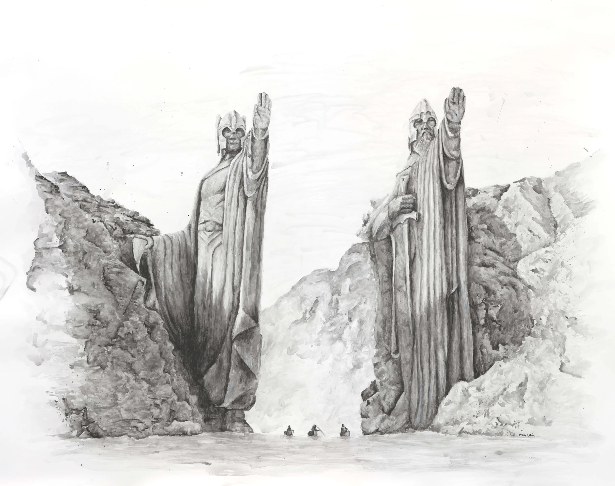 Argonath Painting