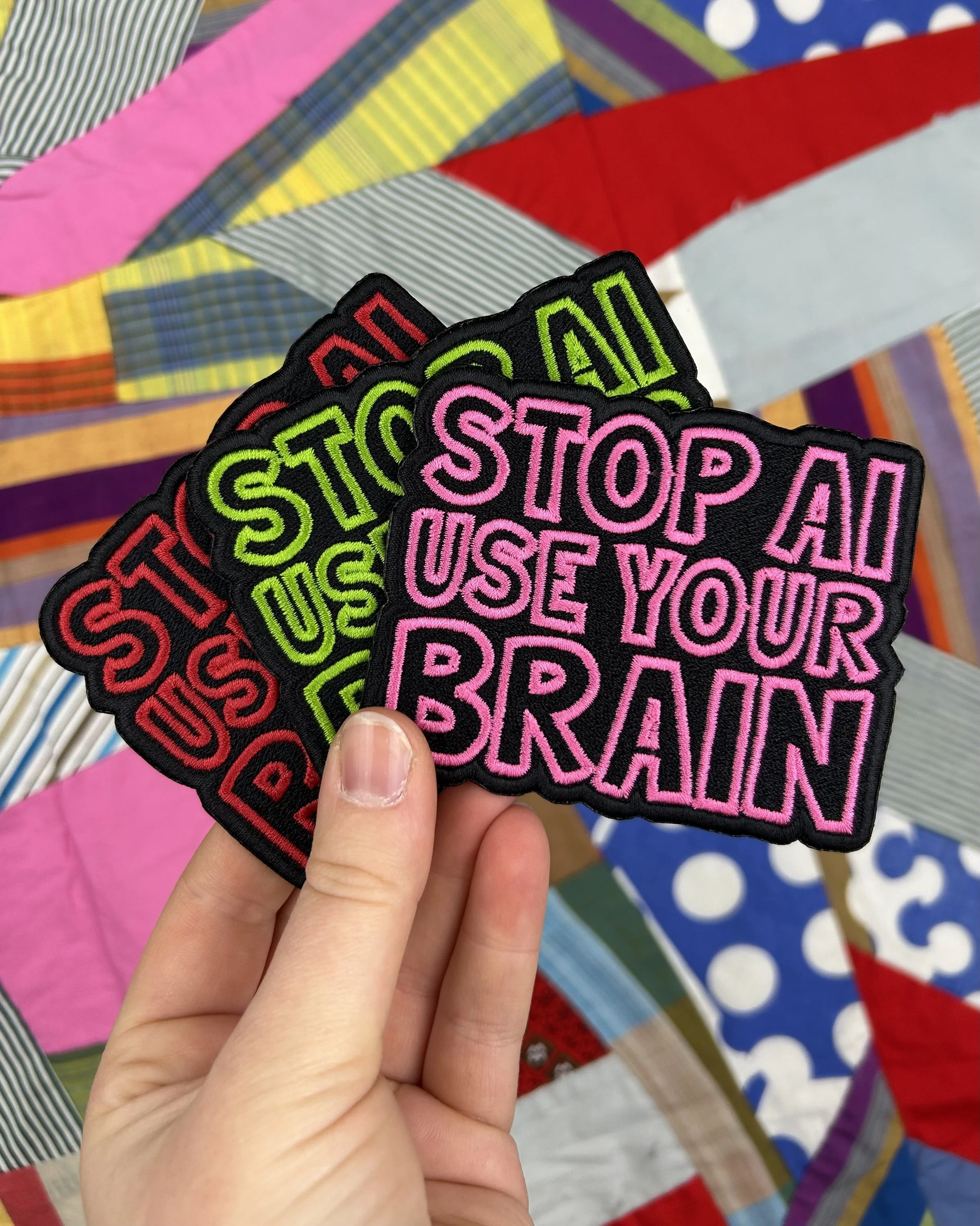 Stop AI use your brain patches.jpg