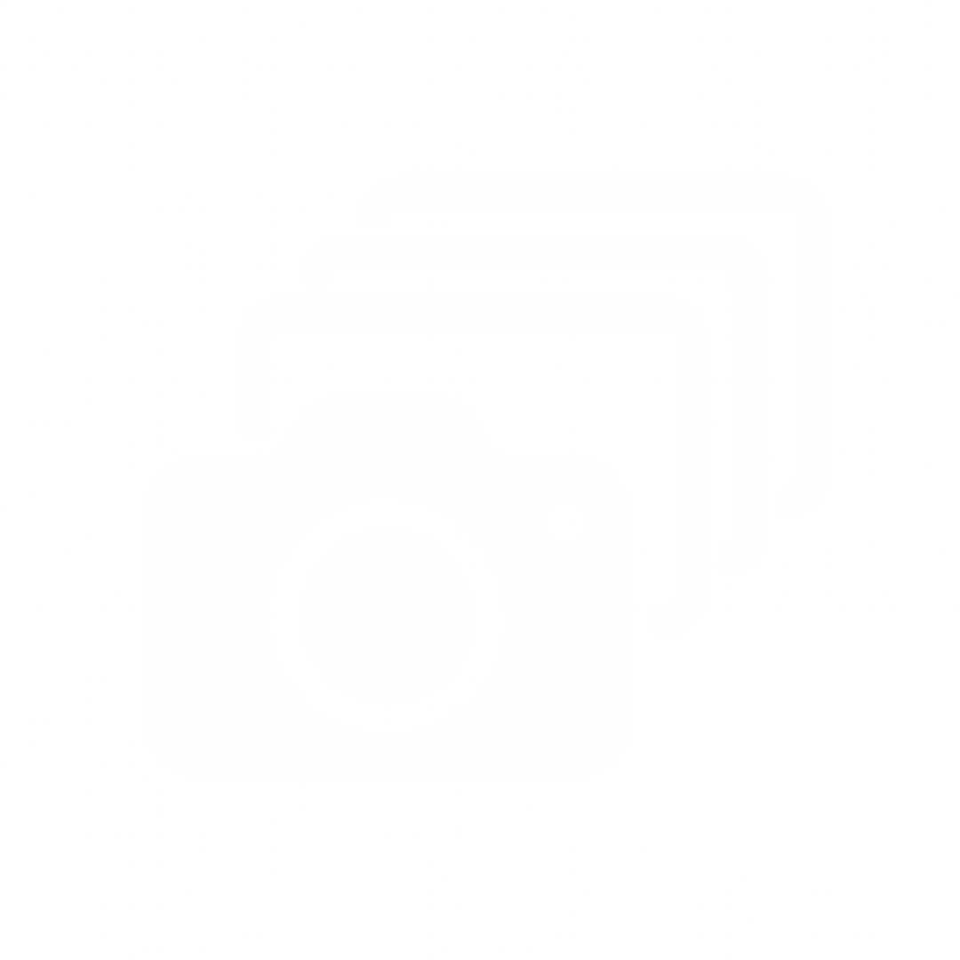 Icon of a camera with three overlapping photographs on a teal and black grainy background, with the text 'HDR Photography' below.